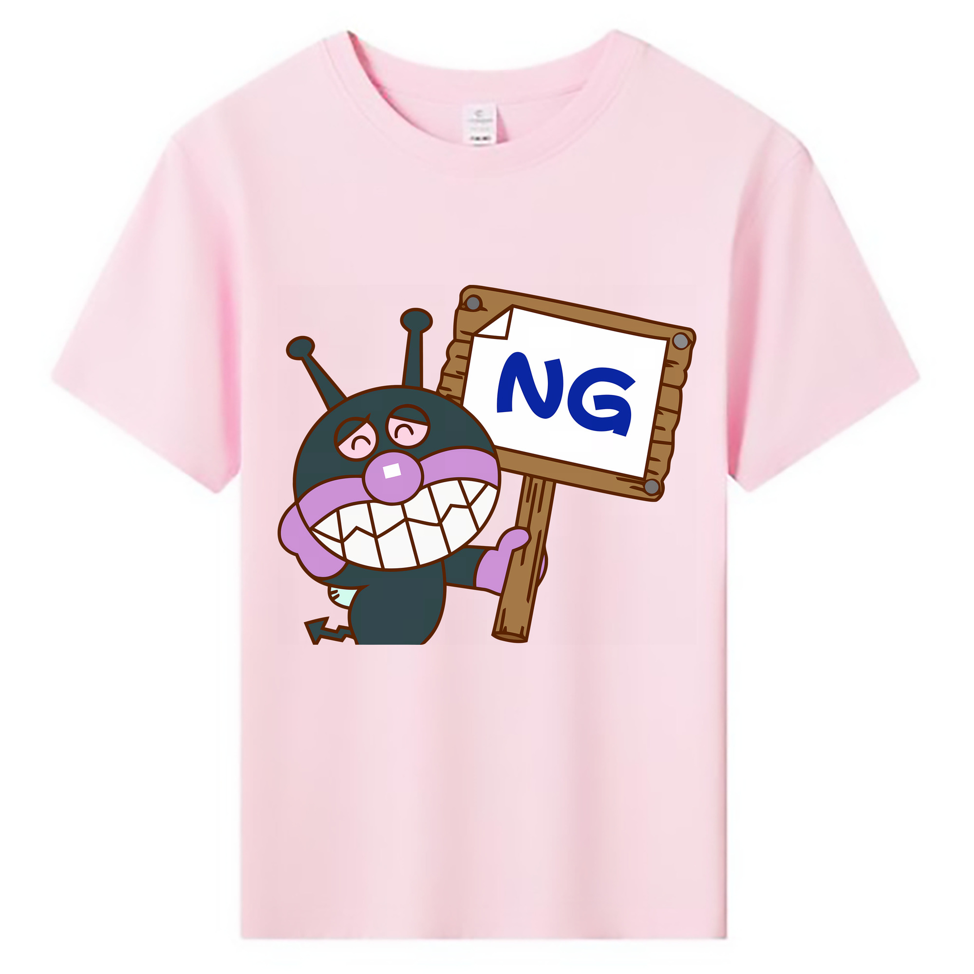 （画像用） アンパンマン Anpanman 綿100％キッズTシャツ（フロントプリント）