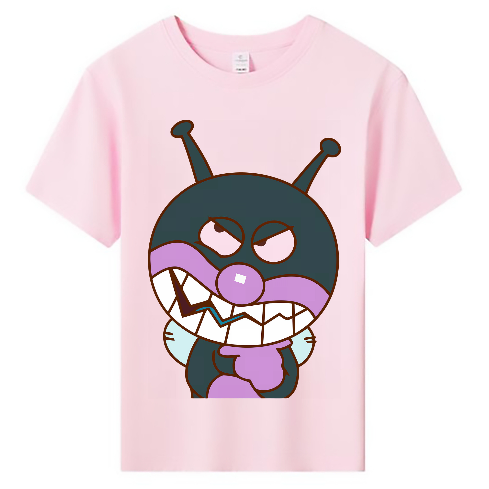 （画像用） アンパンマン Anpanman 綿100％キッズTシャツ（フロントプリント）