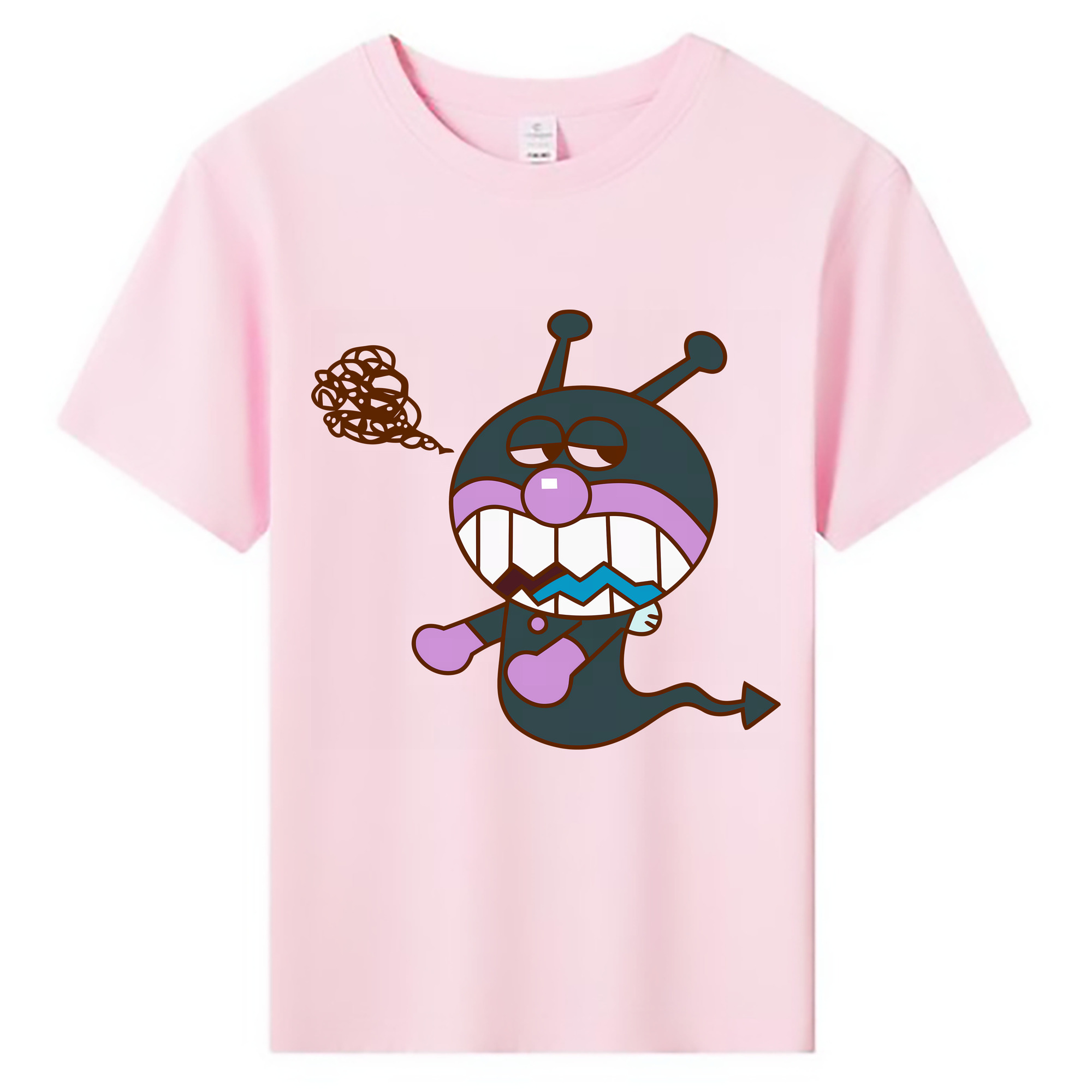 （画像用） アンパンマン Anpanman 綿100％キッズTシャツ（フロントプリント）