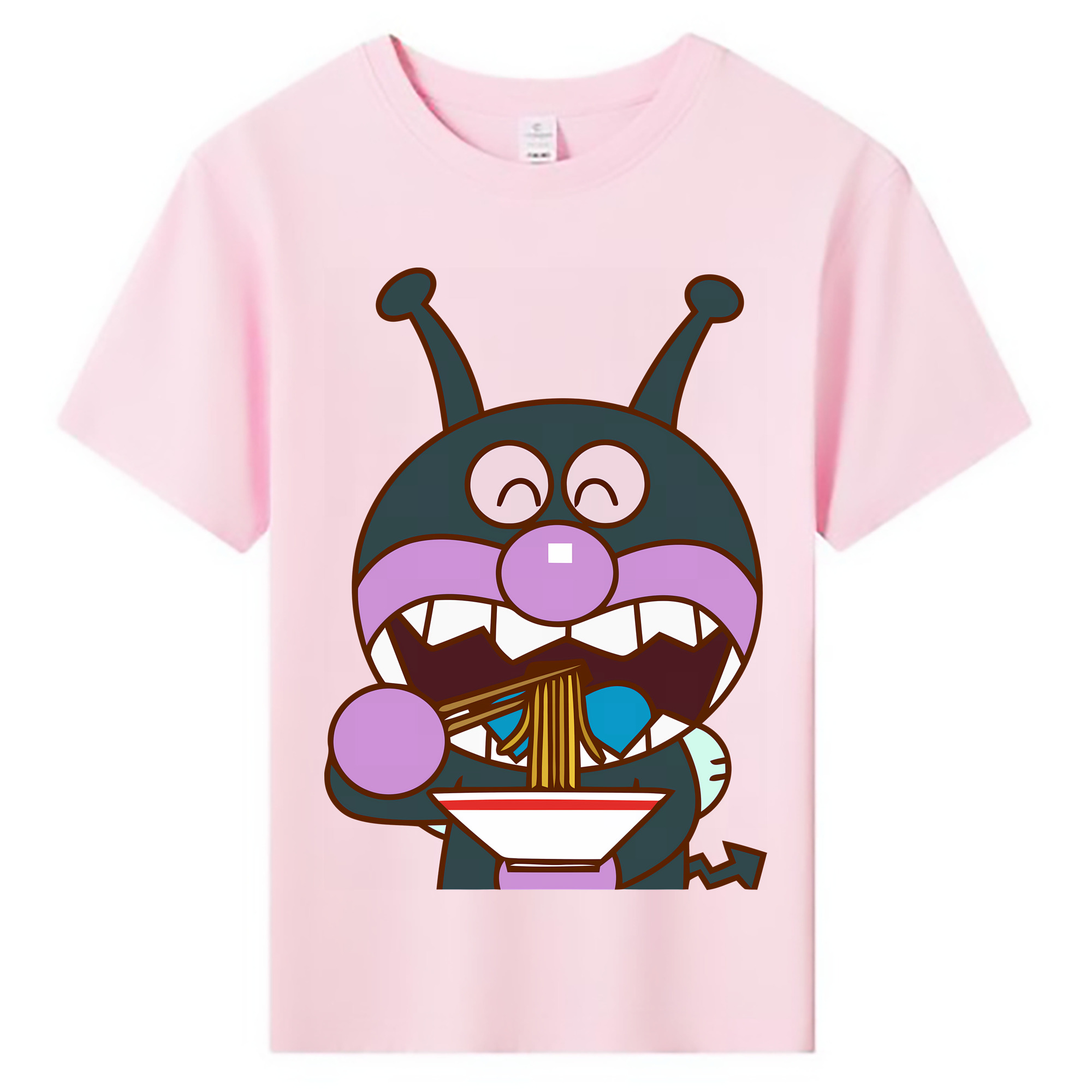（画像用） アンパンマン Anpanman 綿100％キッズTシャツ（フロントプリント）