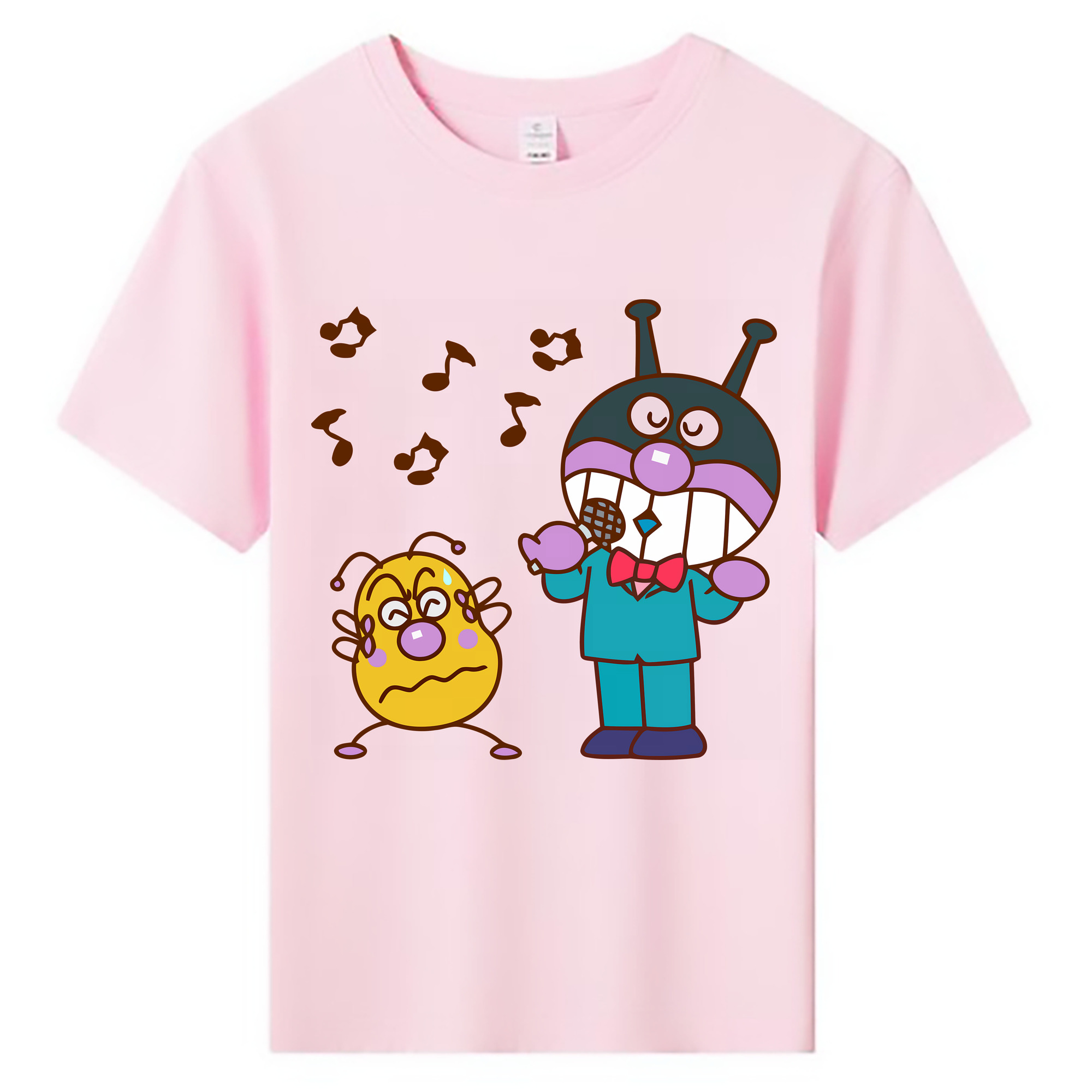 （画像用） アンパンマン Anpanman 綿100％キッズTシャツ（フロントプリント）