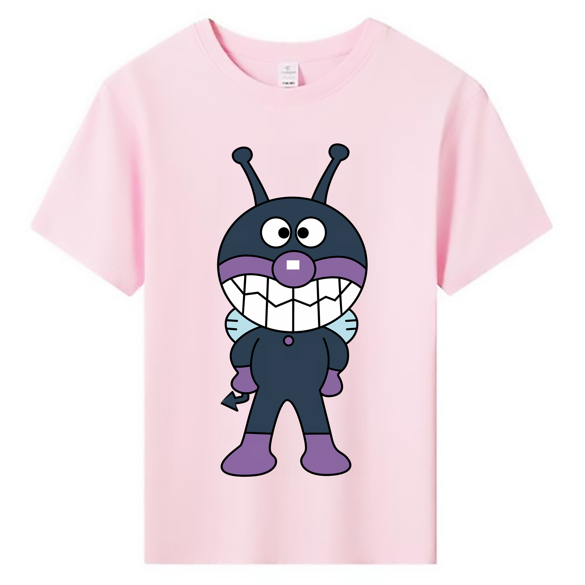 （画像用） アンパンマン Anpanman 綿100％キッズTシャツ（フロントプリント）