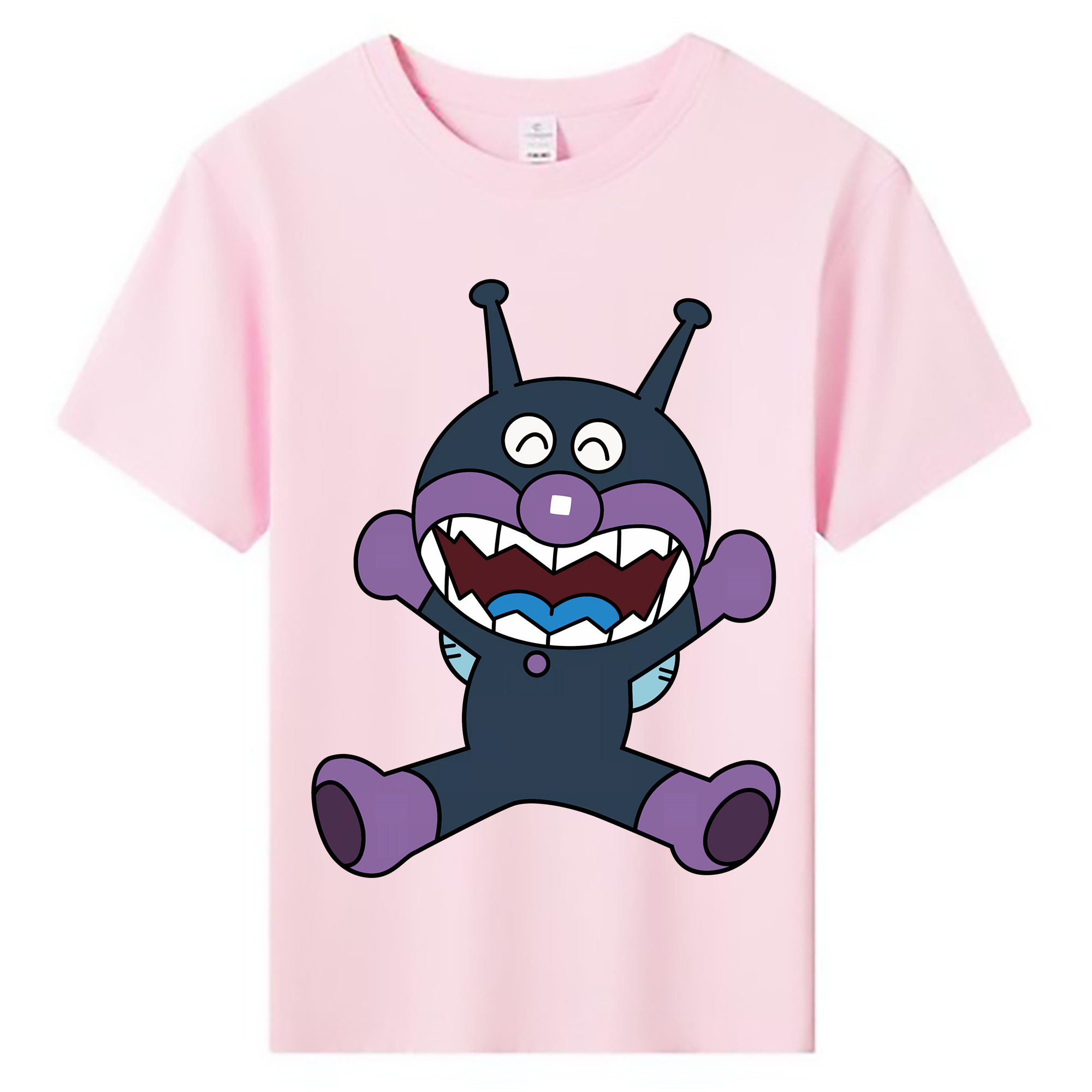 （画像用） アンパンマン Anpanman 綿100％キッズTシャツ（フロントプリント）