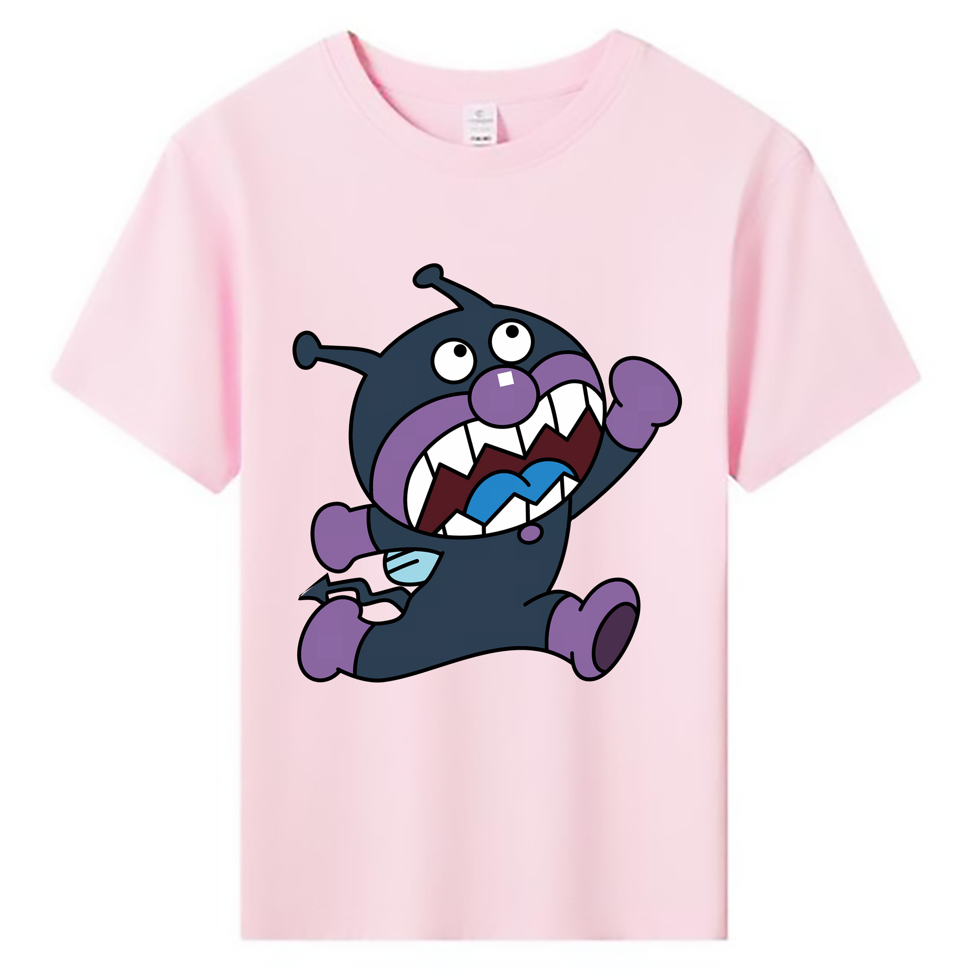 （画像用） アンパンマン Anpanman 綿100％キッズTシャツ（フロントプリント）