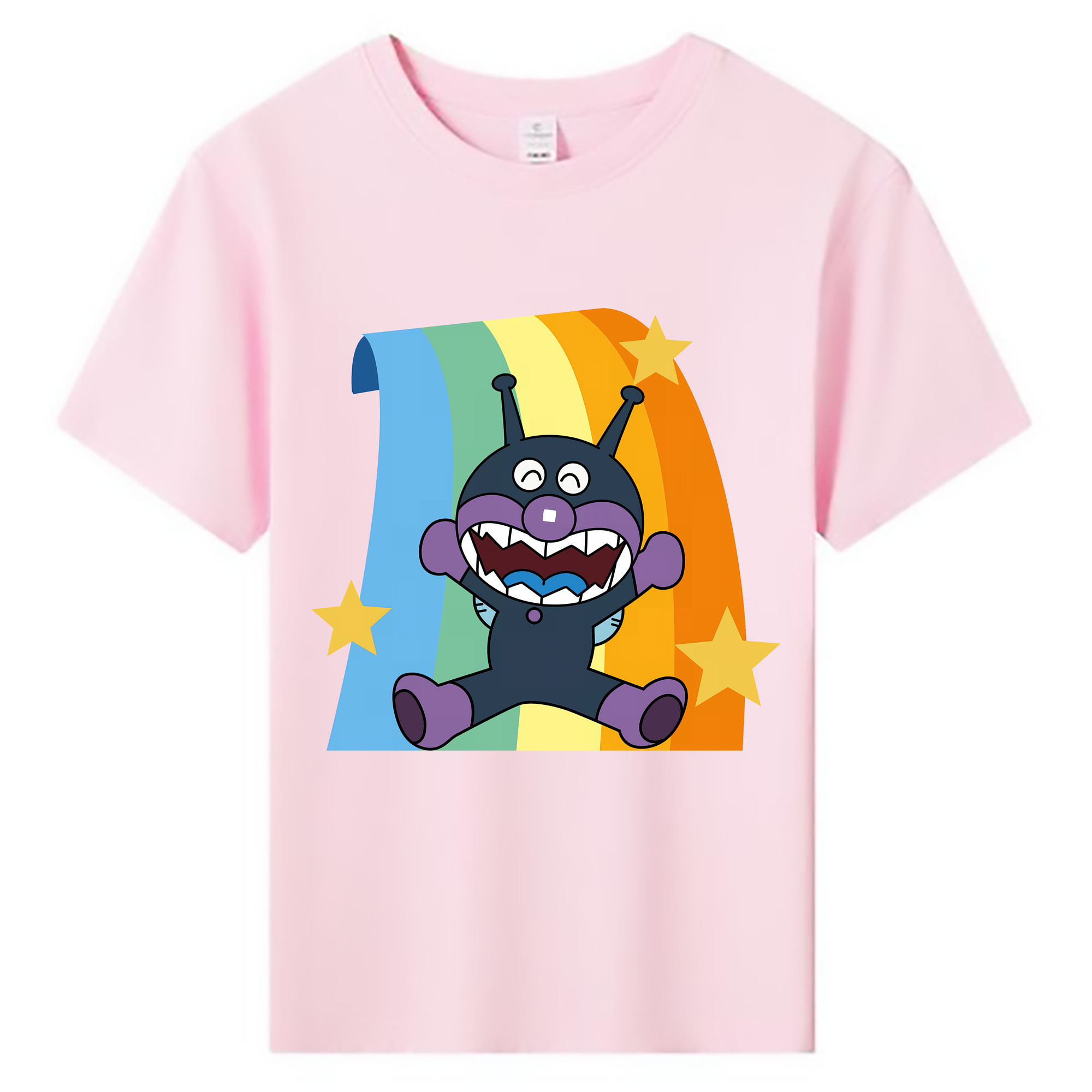 （画像用） アンパンマン Anpanman 綿100％キッズTシャツ（フロントプリント）