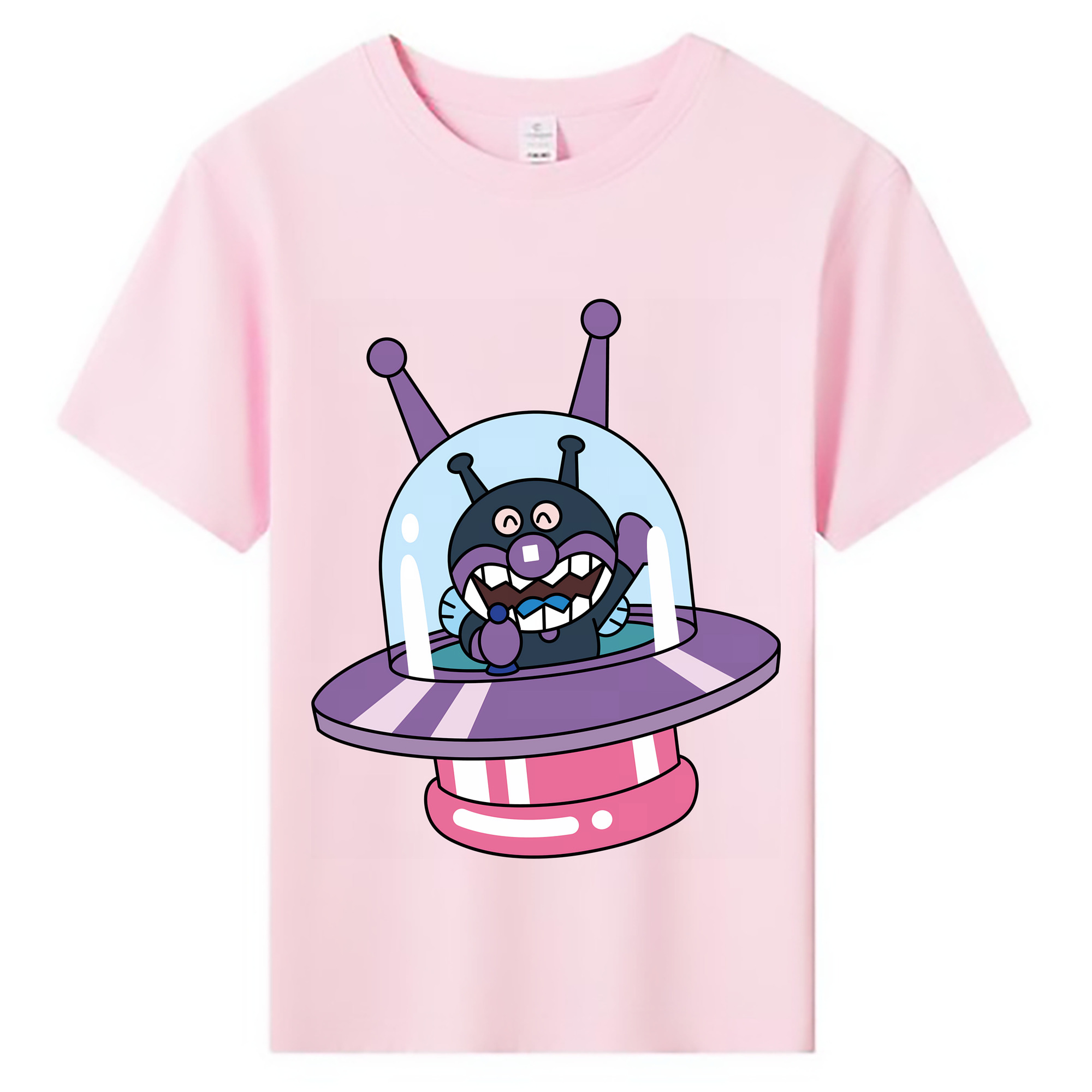 （画像用） アンパンマン Anpanman 綿100％キッズTシャツ（フロントプリント）