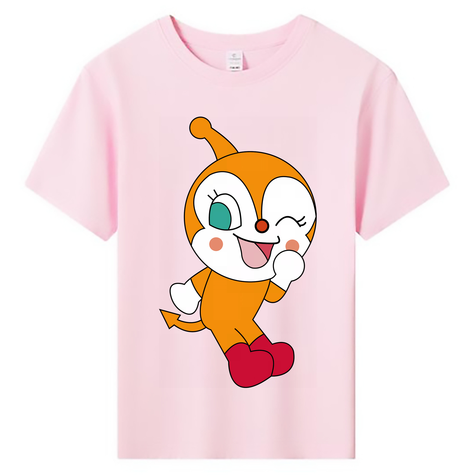 （画像用） アンパンマン Anpanman 綿100％キッズTシャツ（フロントプリント）