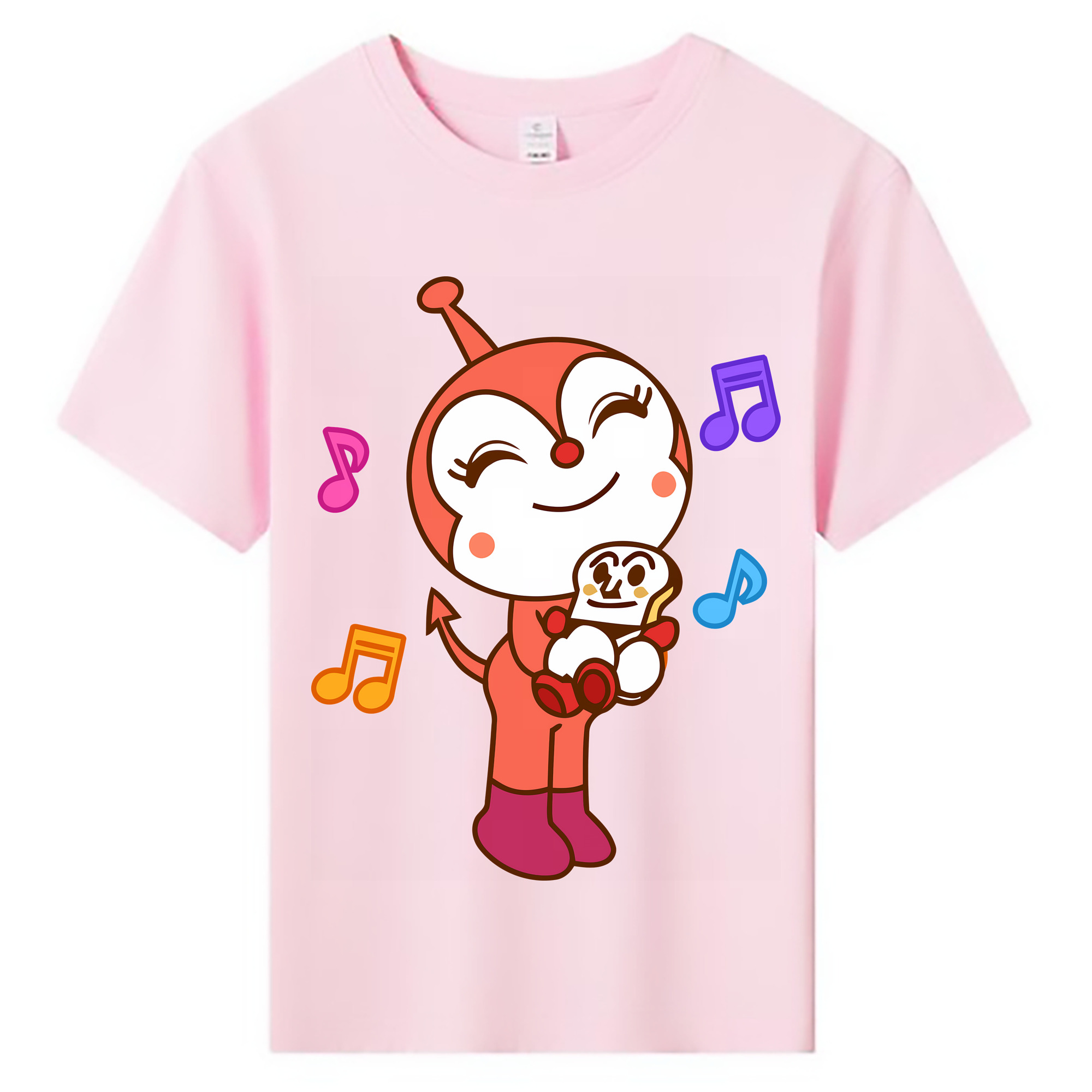 （画像用） アンパンマン Anpanman 綿100％キッズTシャツ（フロントプリント）