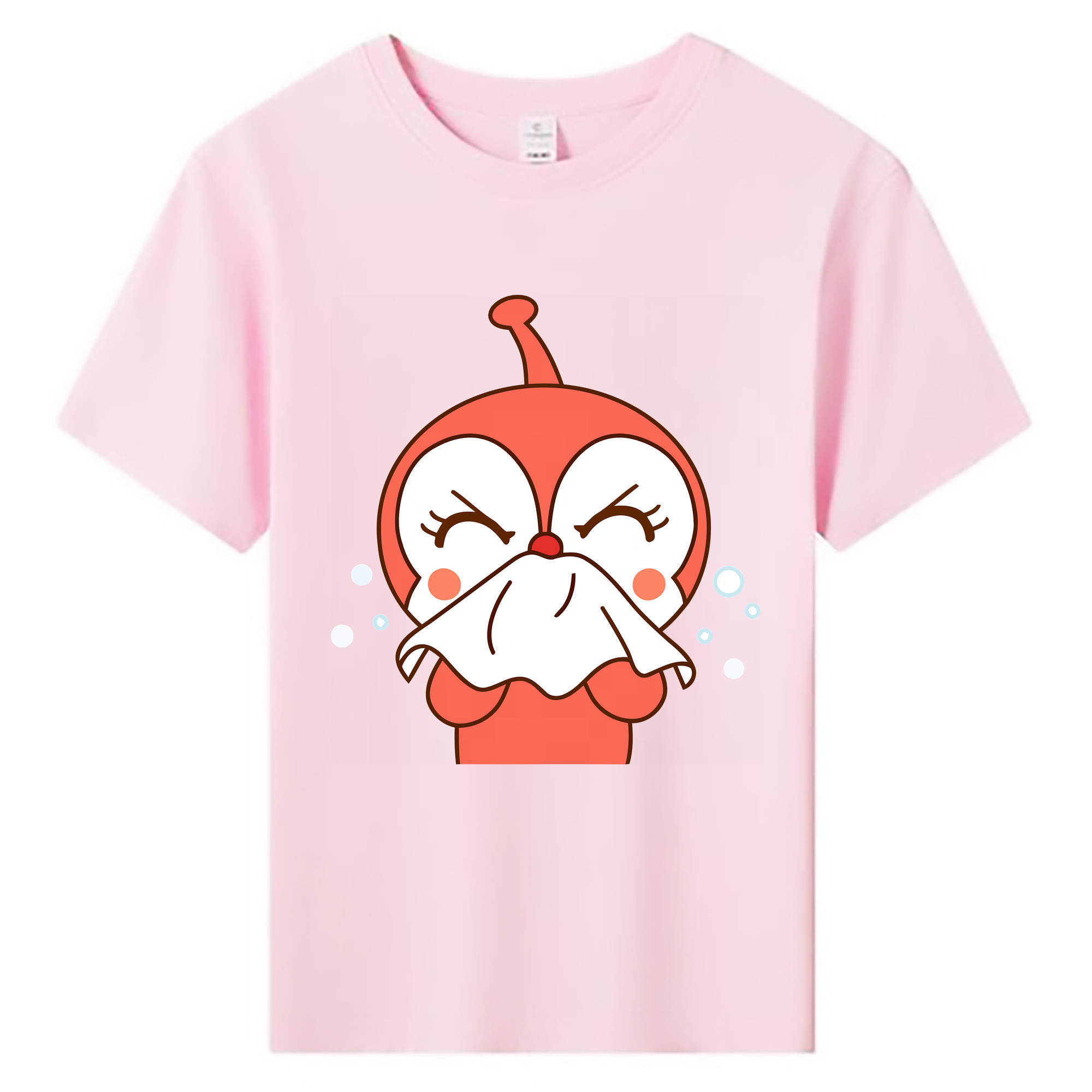 （画像用） アンパンマン Anpanman 綿100％キッズTシャツ（フロントプリント）