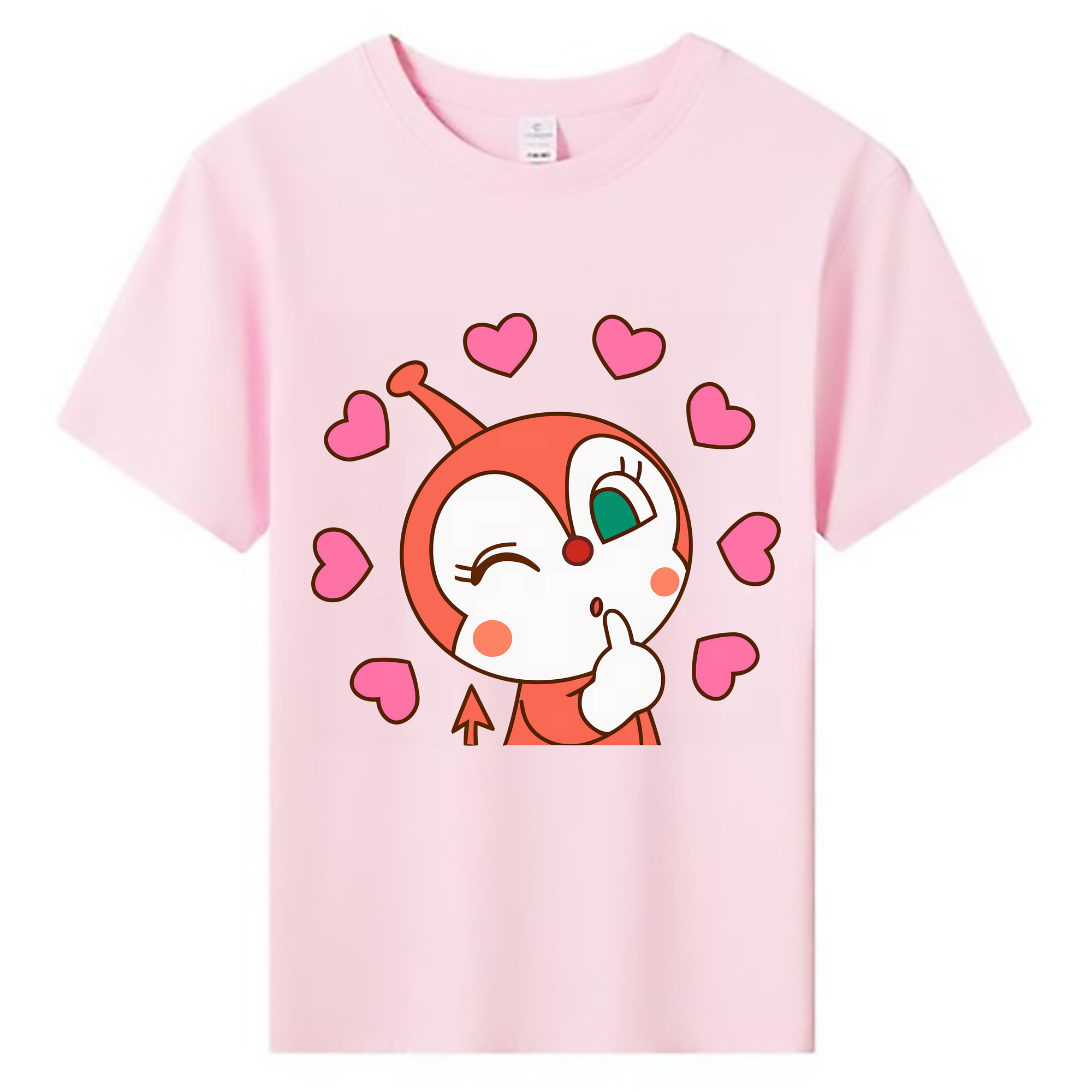 （画像用） アンパンマン Anpanman 綿100％キッズTシャツ（フロントプリント）