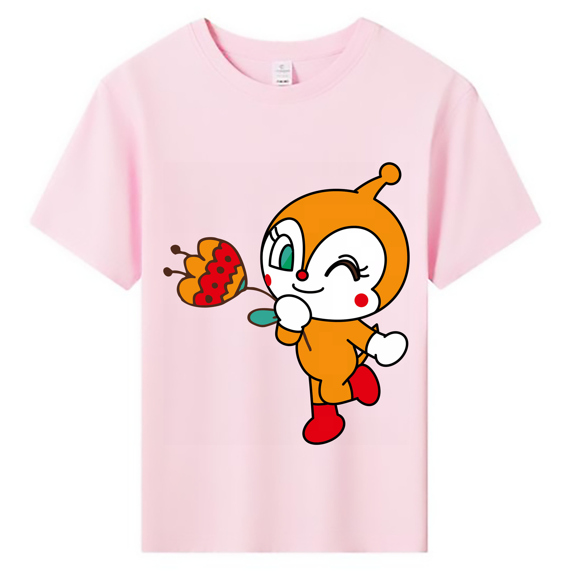 （画像用） アンパンマン Anpanman 綿100％キッズTシャツ（フロントプリント）