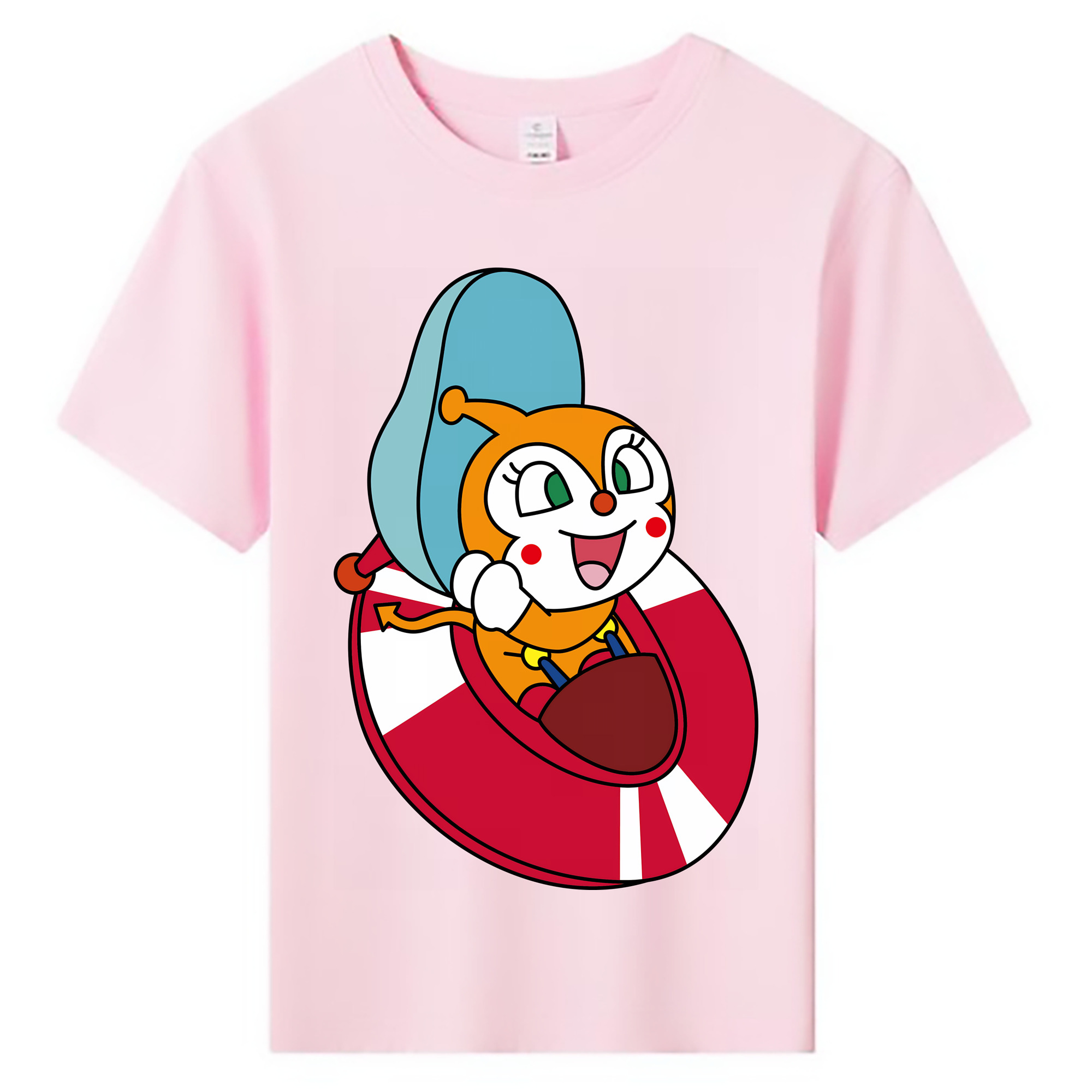 （画像用） アンパンマン Anpanman 綿100％キッズTシャツ（フロントプリント）