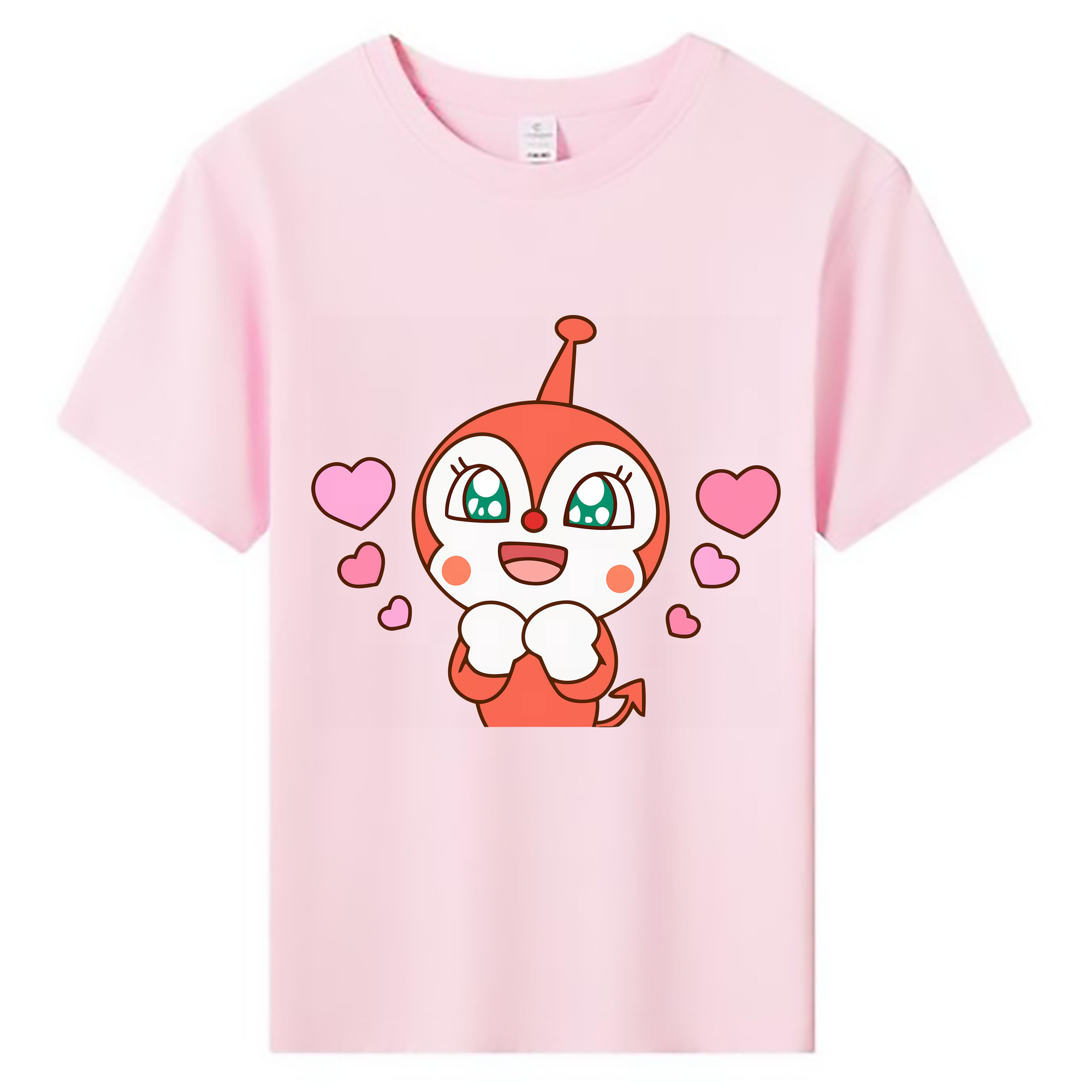 （画像用） アンパンマン Anpanman 綿100％キッズTシャツ（フロントプリント）
