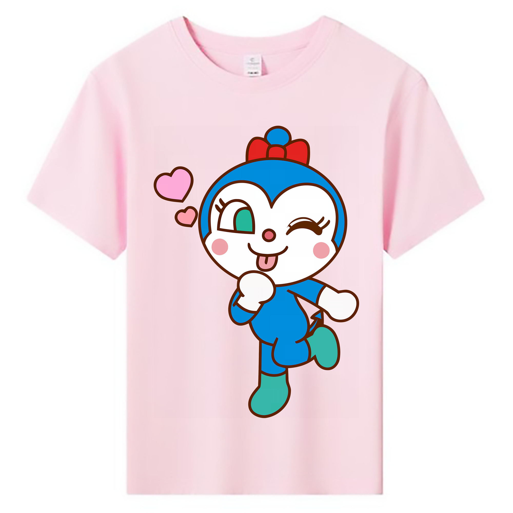 （画像用） アンパンマン Anpanman 綿100％キッズTシャツ（フロントプリント）