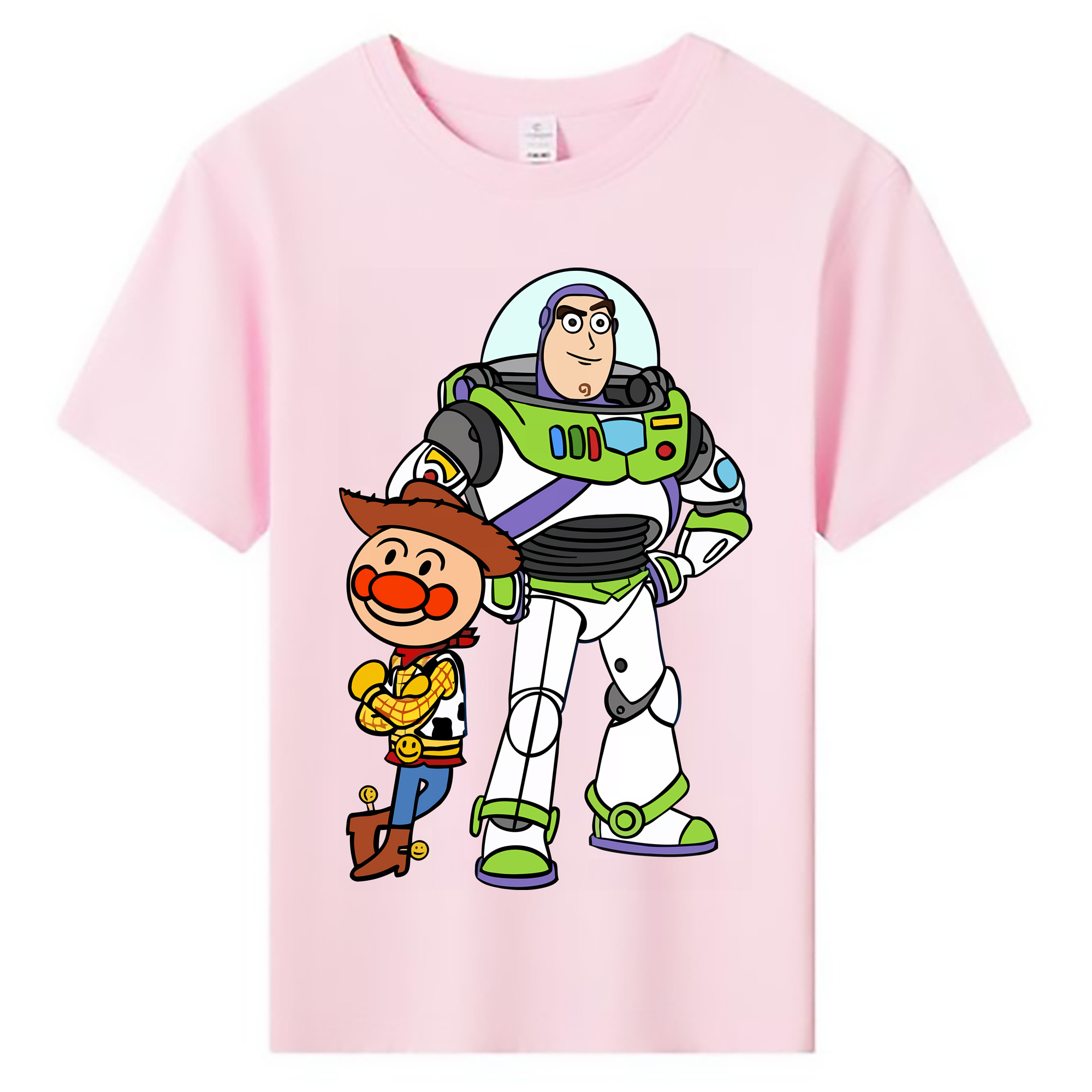 （画像用） アンパンマン Anpanman 綿100％キッズTシャツ（フロントプリント）