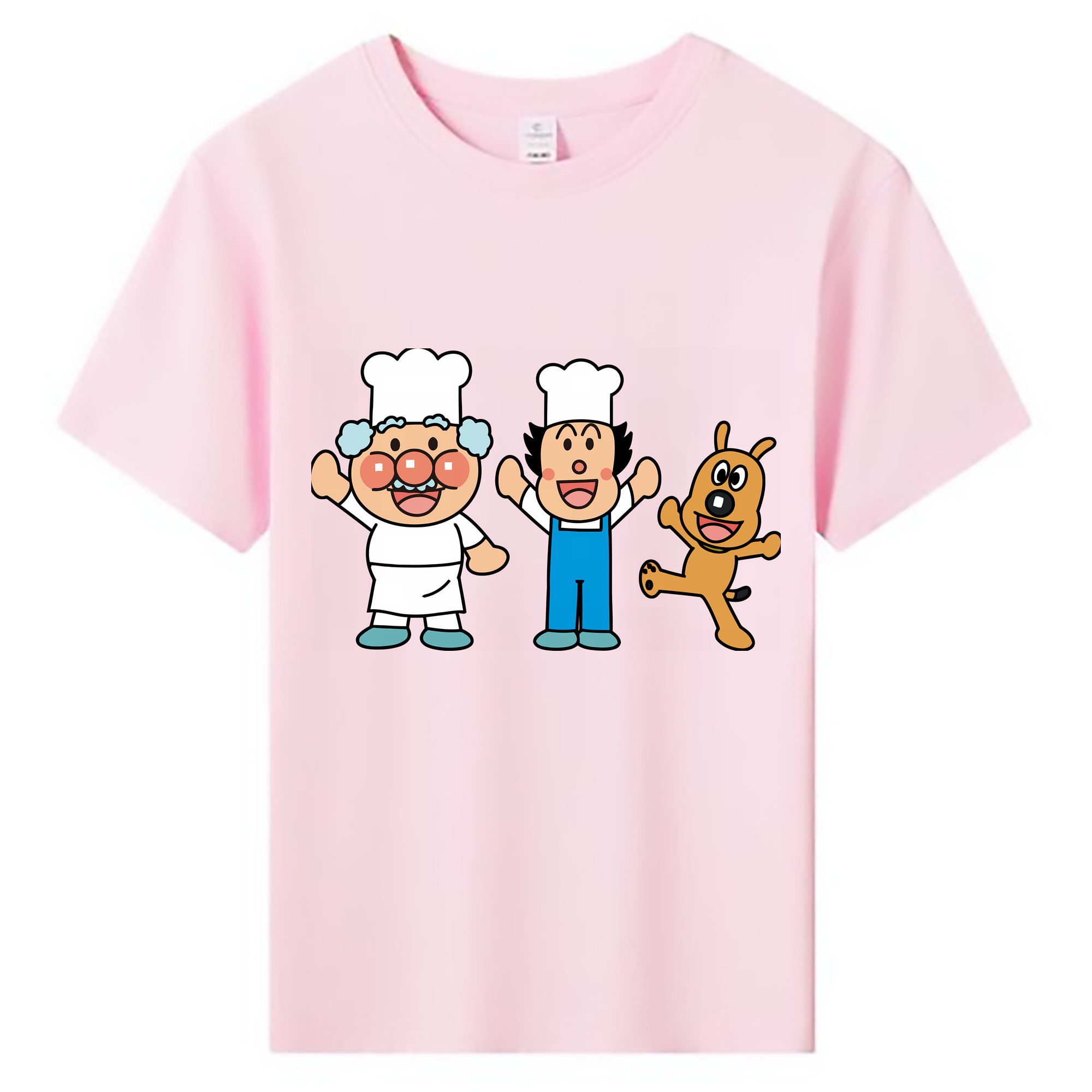 （画像用） アンパンマン Anpanman 綿100％キッズTシャツ（フロントプリント）