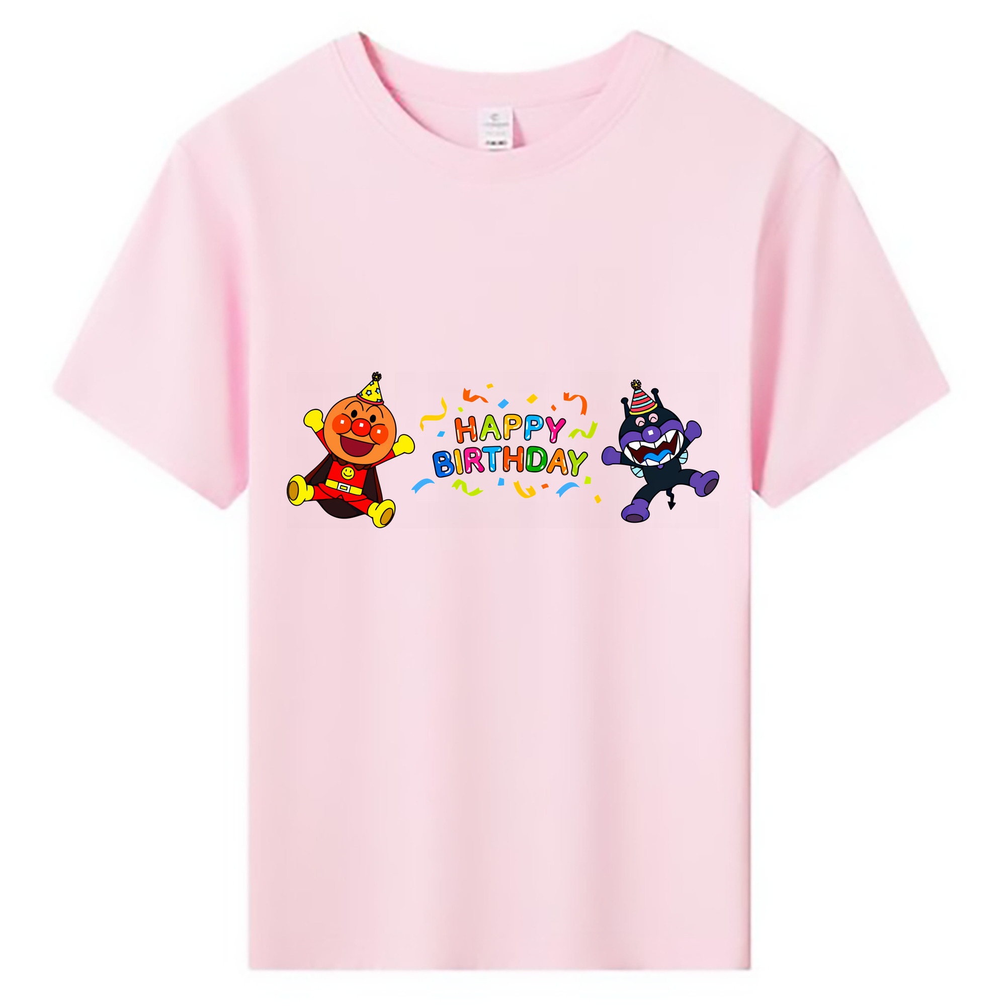 （画像用） アンパンマン Anpanman 綿100％キッズTシャツ（フロントプリント）