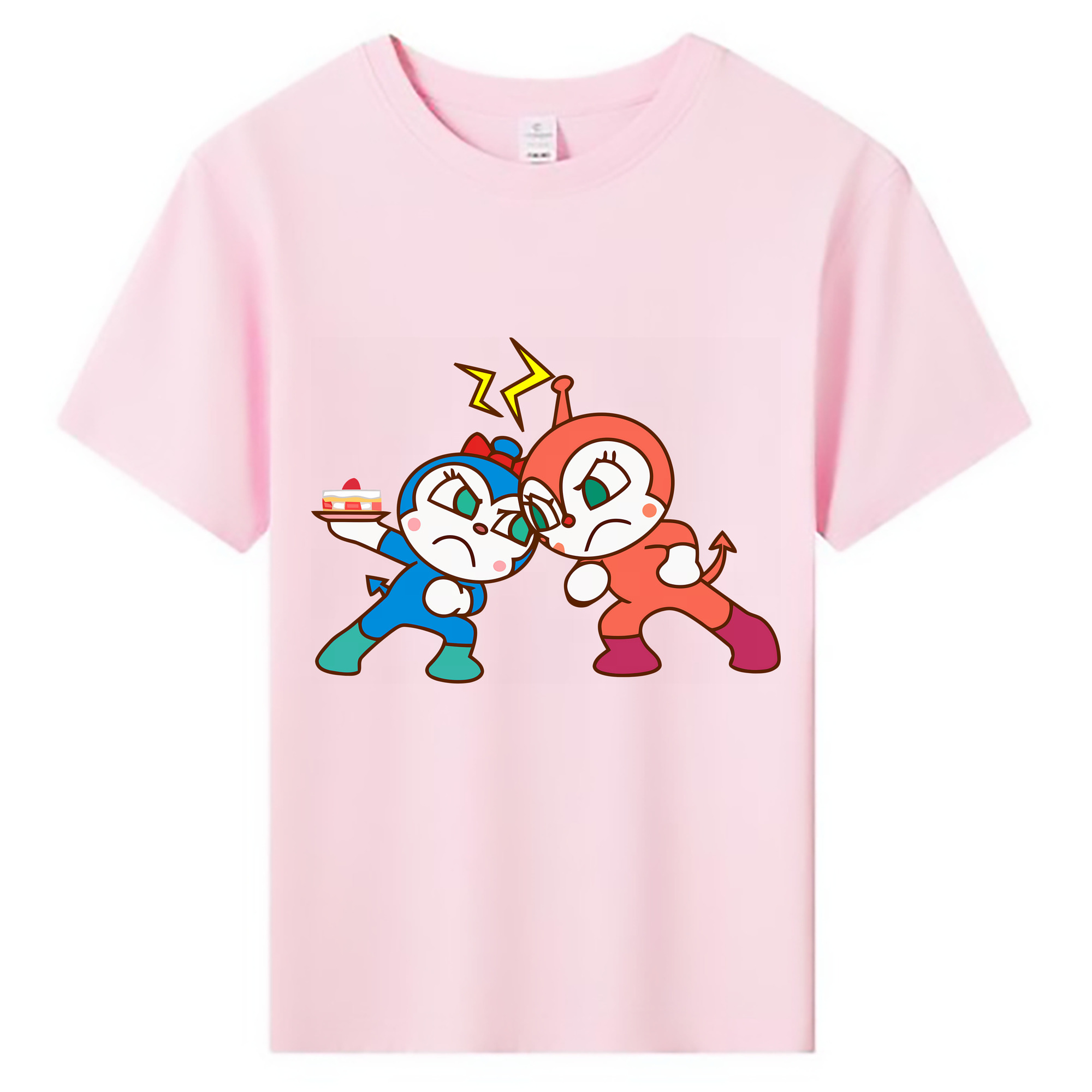 （画像用） アンパンマン Anpanman 綿100％キッズTシャツ（フロントプリント）