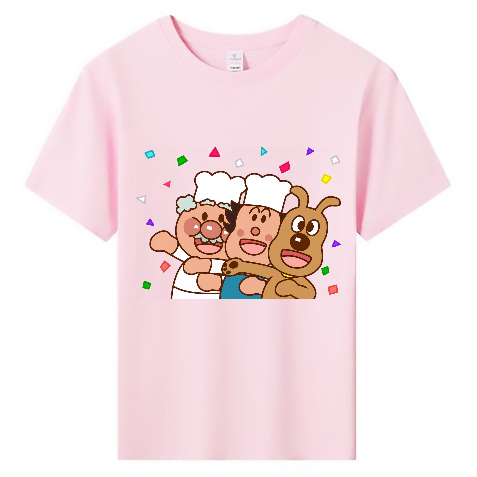 （画像用） アンパンマン Anpanman 綿100％キッズTシャツ（フロントプリント）