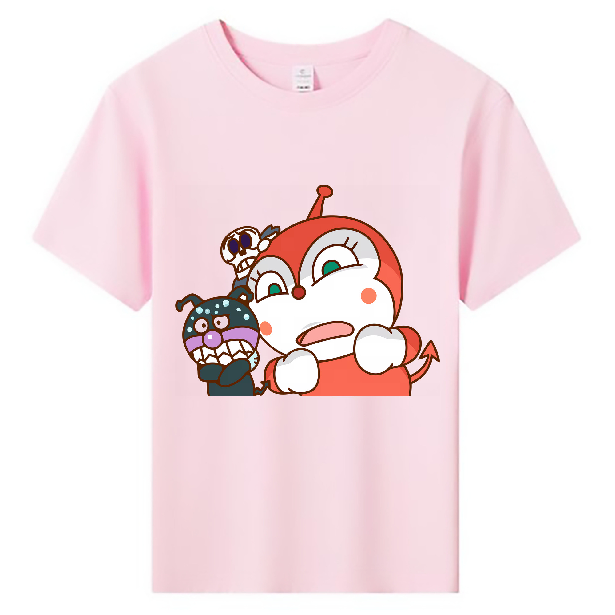 （画像用） アンパンマン Anpanman 綿100％キッズTシャツ（フロントプリント）