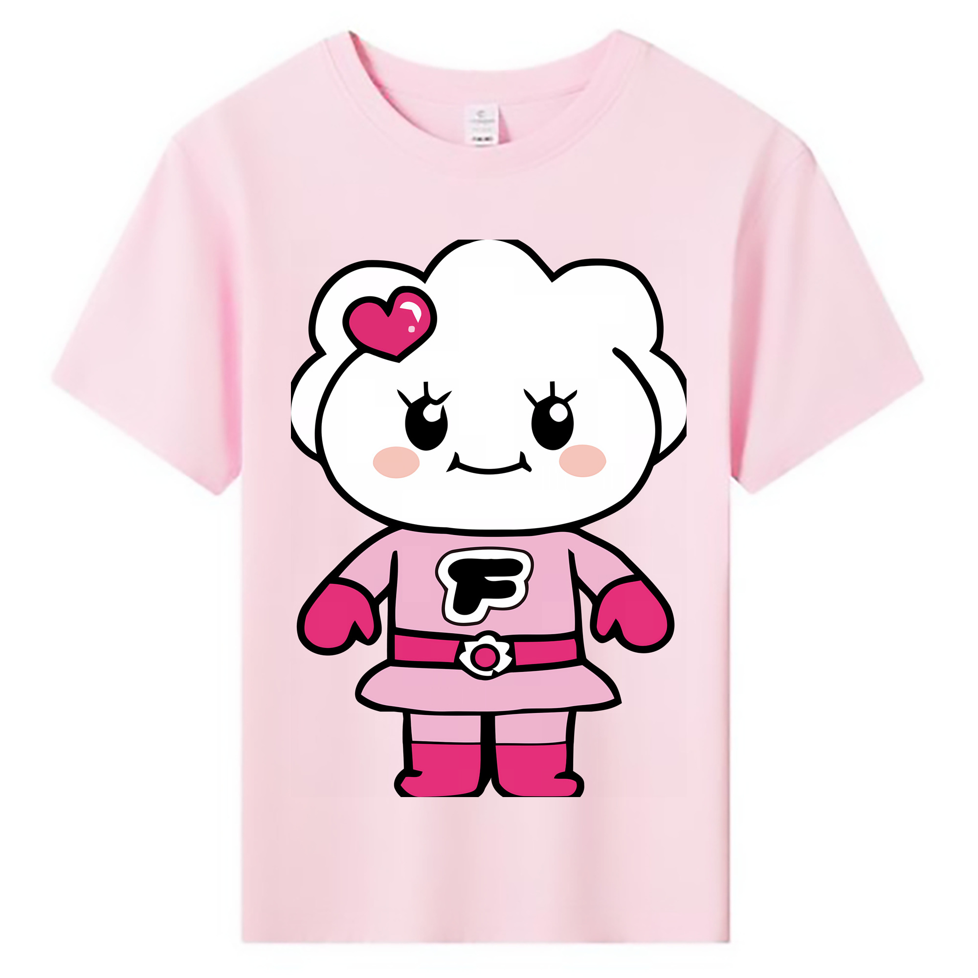 （画像用） アンパンマン Anpanman 綿100％キッズTシャツ（フロントプリント）