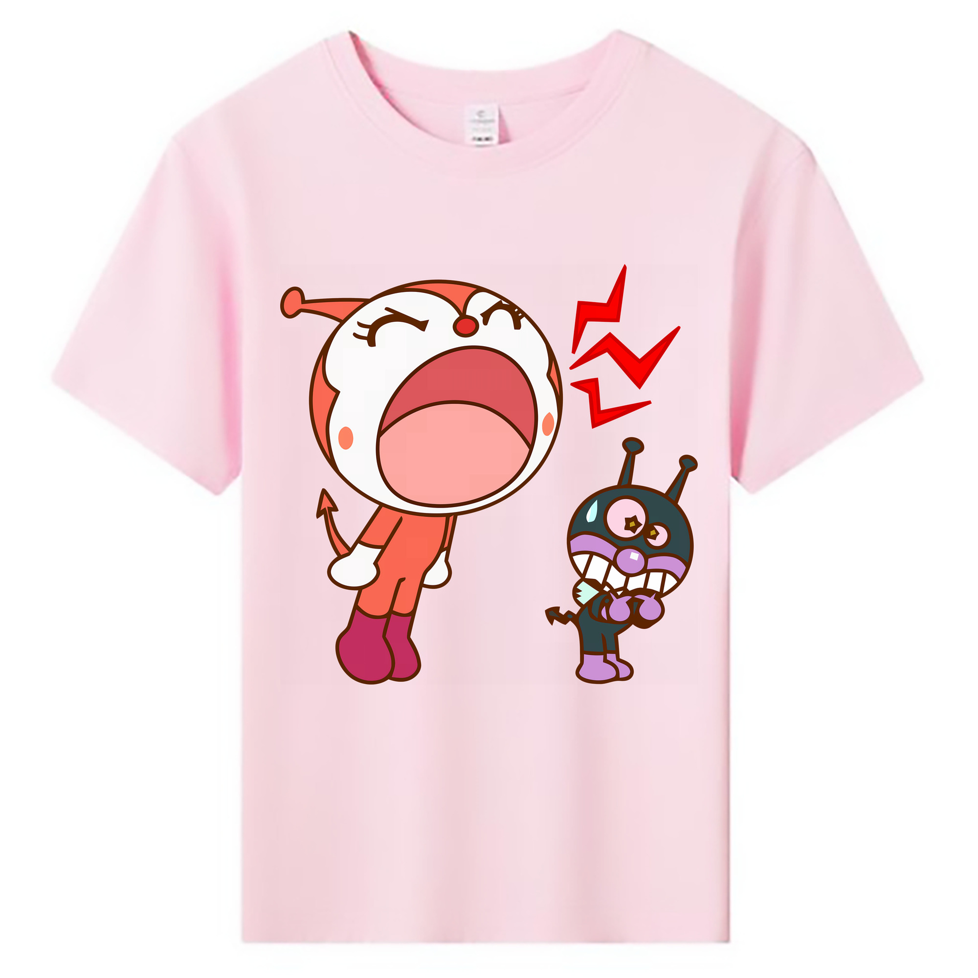 （画像用） アンパンマン Anpanman 綿100％キッズTシャツ（フロントプリント）