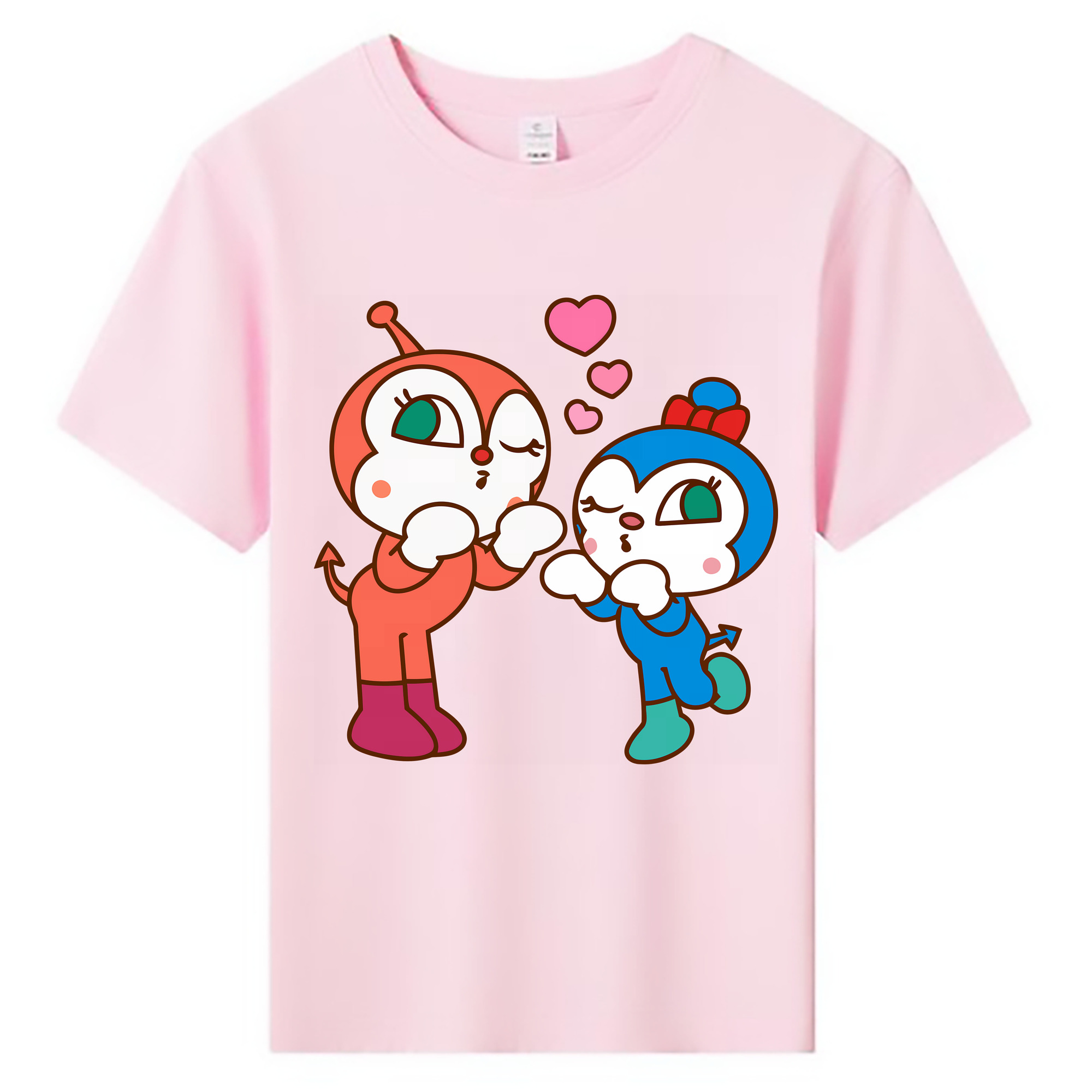 （画像用） アンパンマン Anpanman 綿100％キッズTシャツ（フロントプリント）