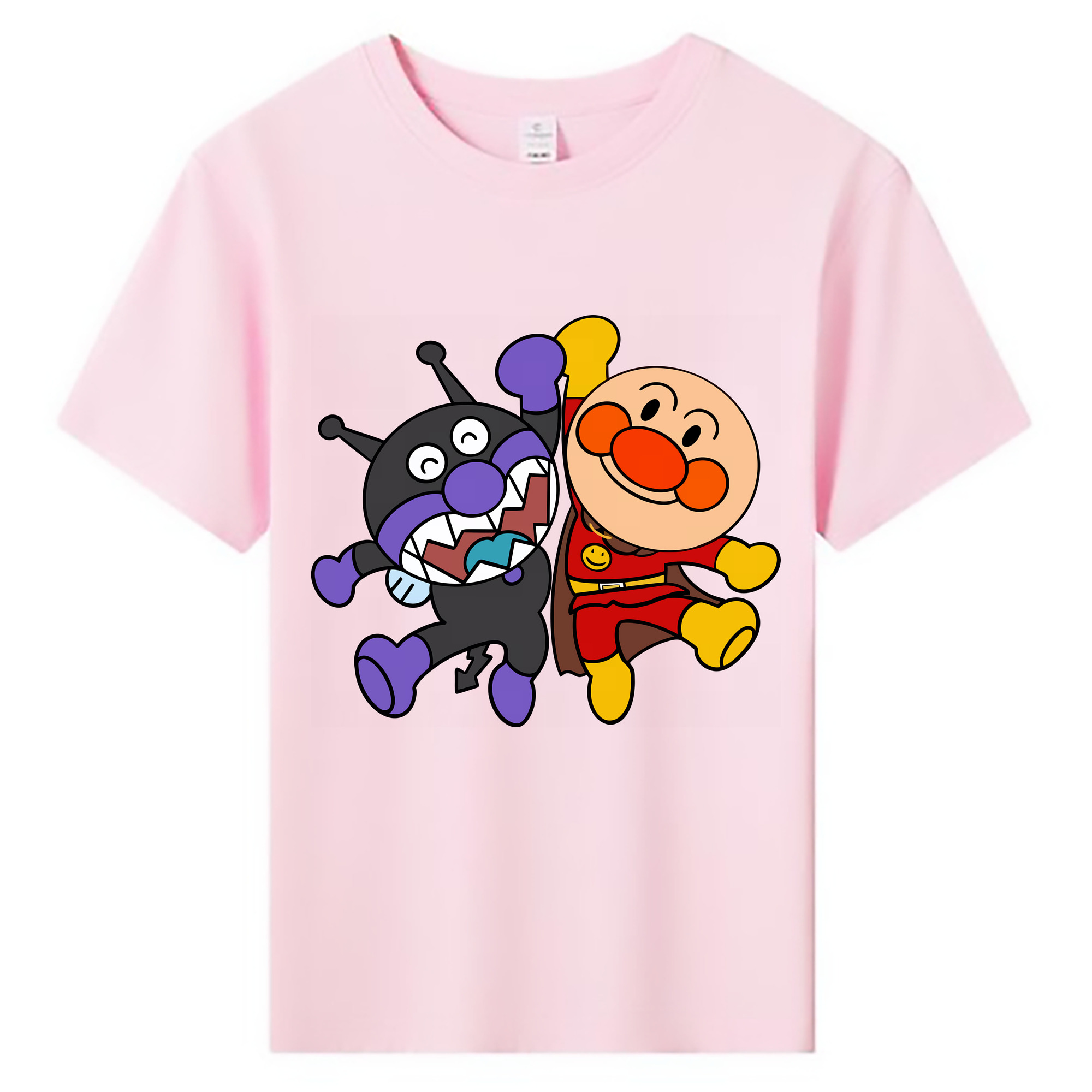 （画像用） アンパンマン Anpanman 綿100％キッズTシャツ（フロントプリント）