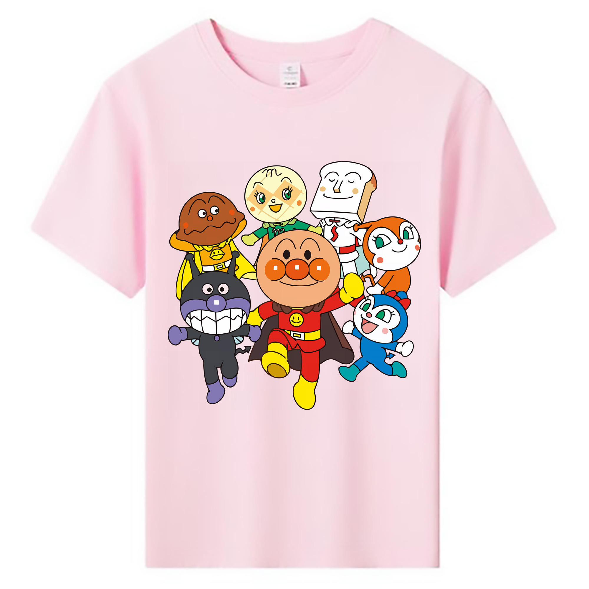 （画像用） アンパンマン Anpanman 綿100％キッズTシャツ（フロントプリント）