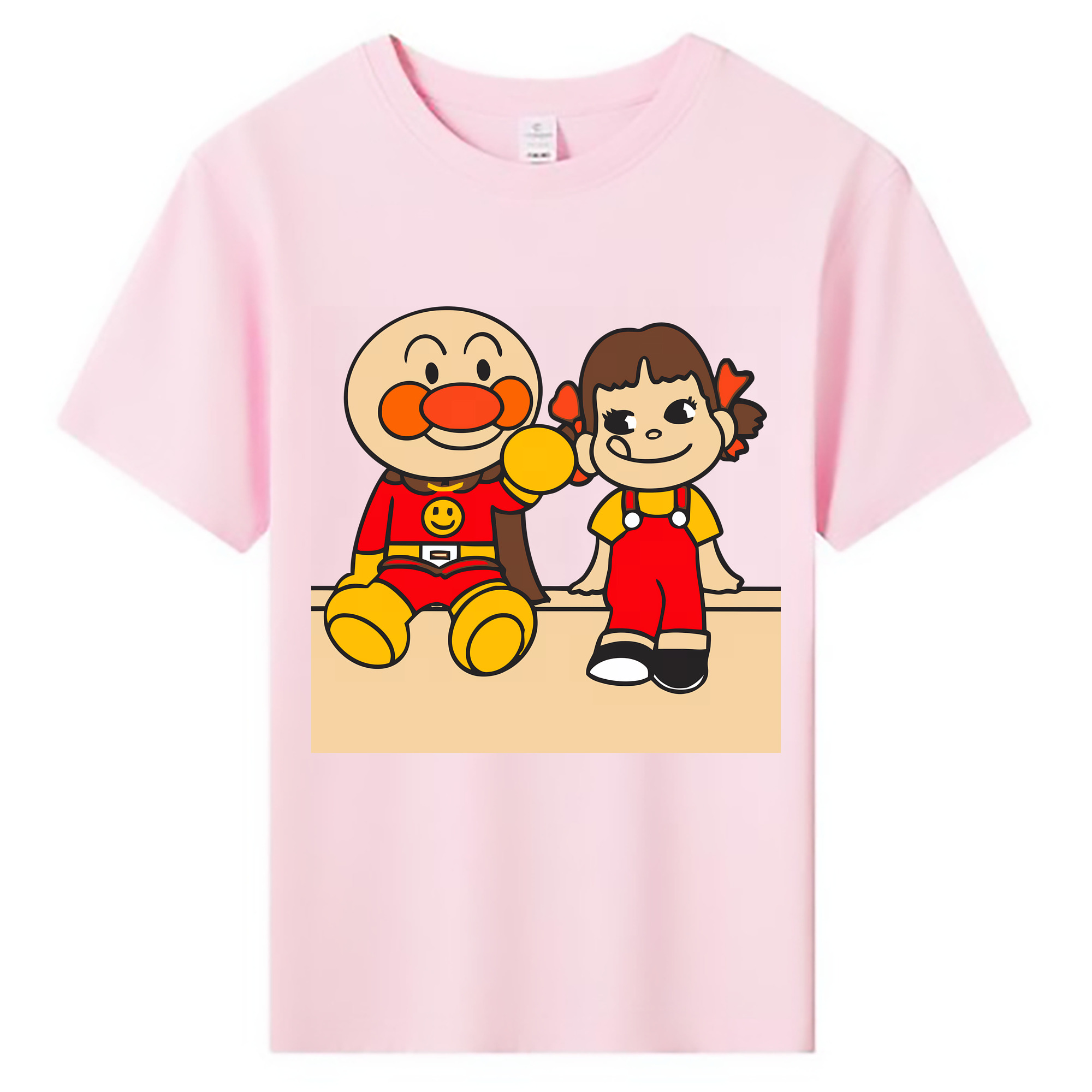 （画像用） アンパンマン Anpanman 綿100％キッズTシャツ（フロントプリント）