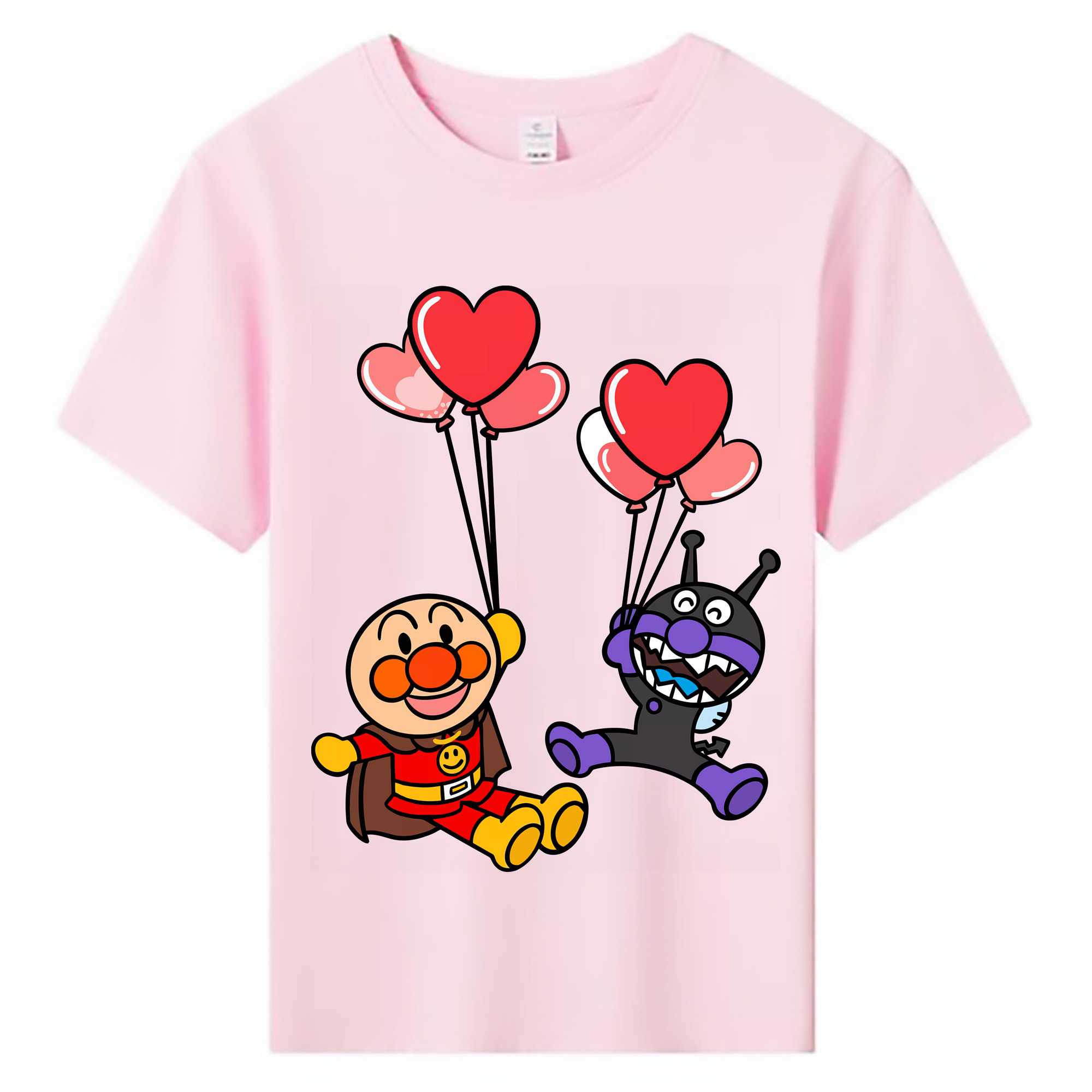 （画像用） アンパンマン Anpanman 綿100％キッズTシャツ（フロントプリント）