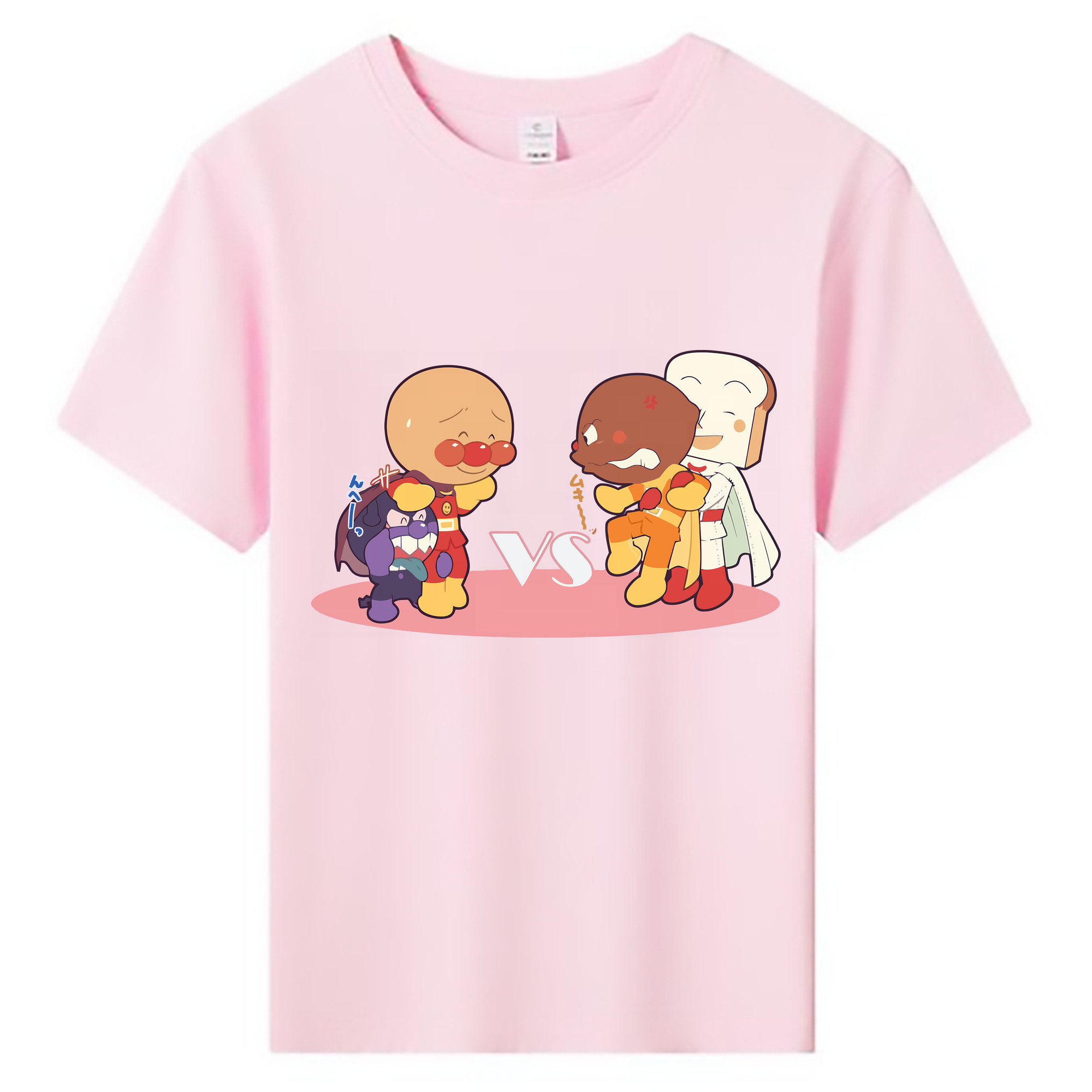 （画像用） アンパンマン Anpanman 綿100％キッズTシャツ（フロントプリント）