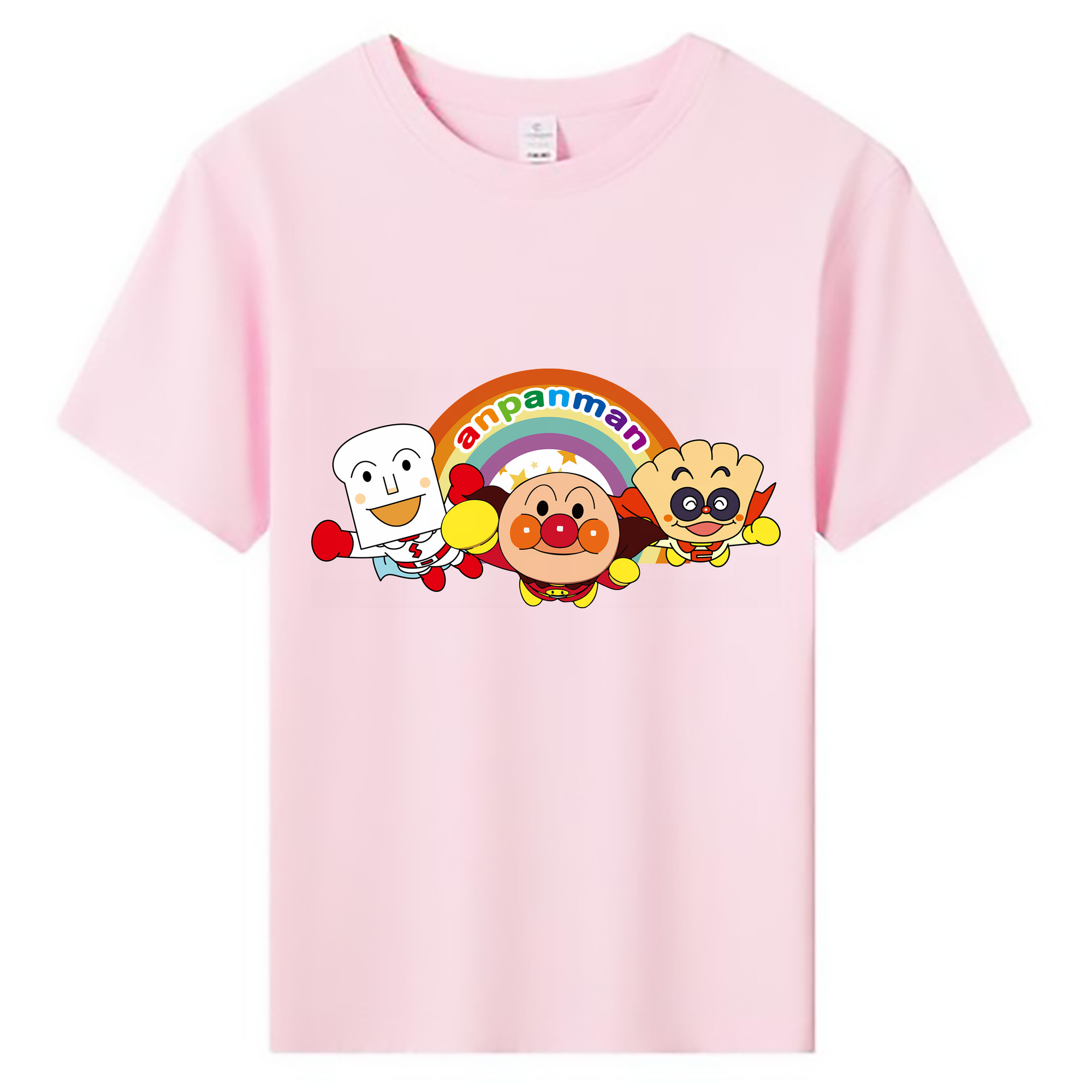 （画像用） アンパンマン Anpanman 綿100％キッズTシャツ（フロントプリント）