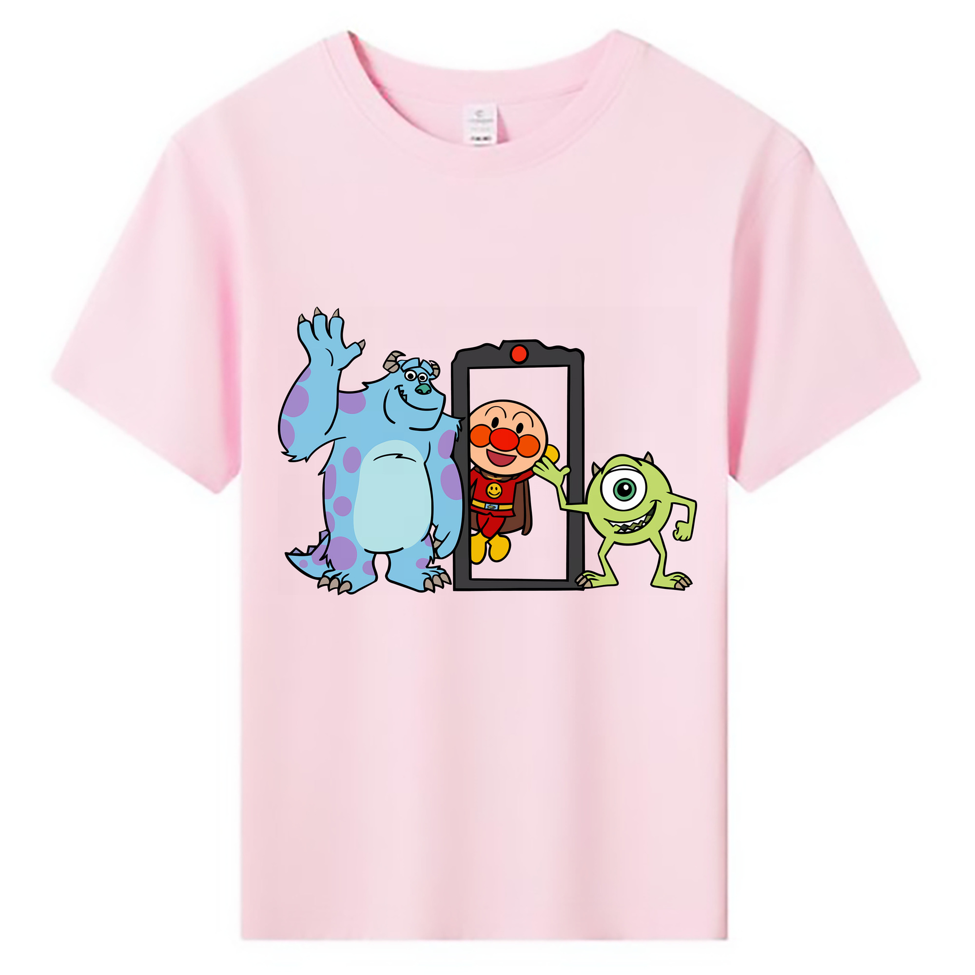 （画像用） アンパンマン Anpanman 綿100％キッズTシャツ（フロントプリント）
