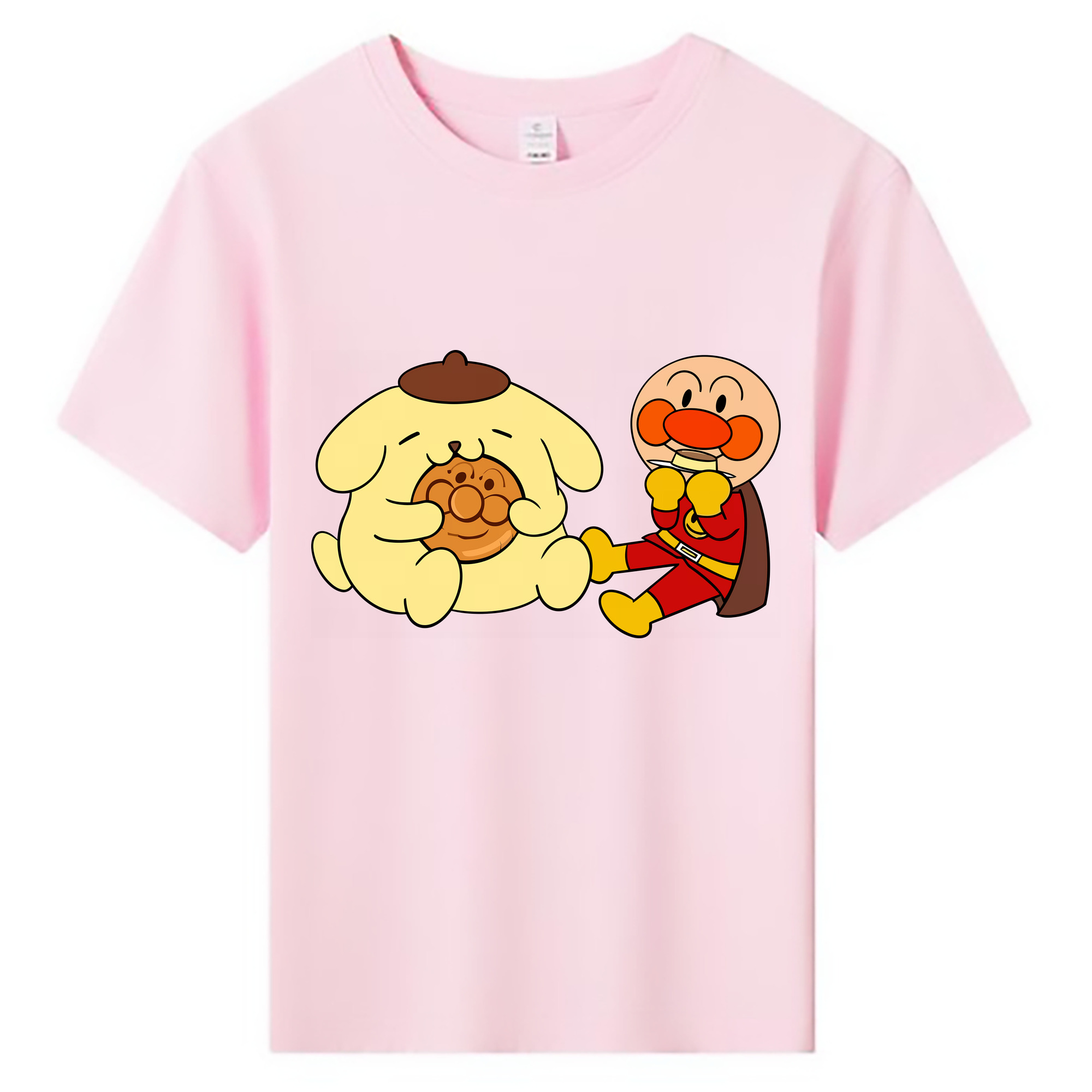 （画像用） アンパンマン Anpanman 綿100％キッズTシャツ（フロントプリント）
