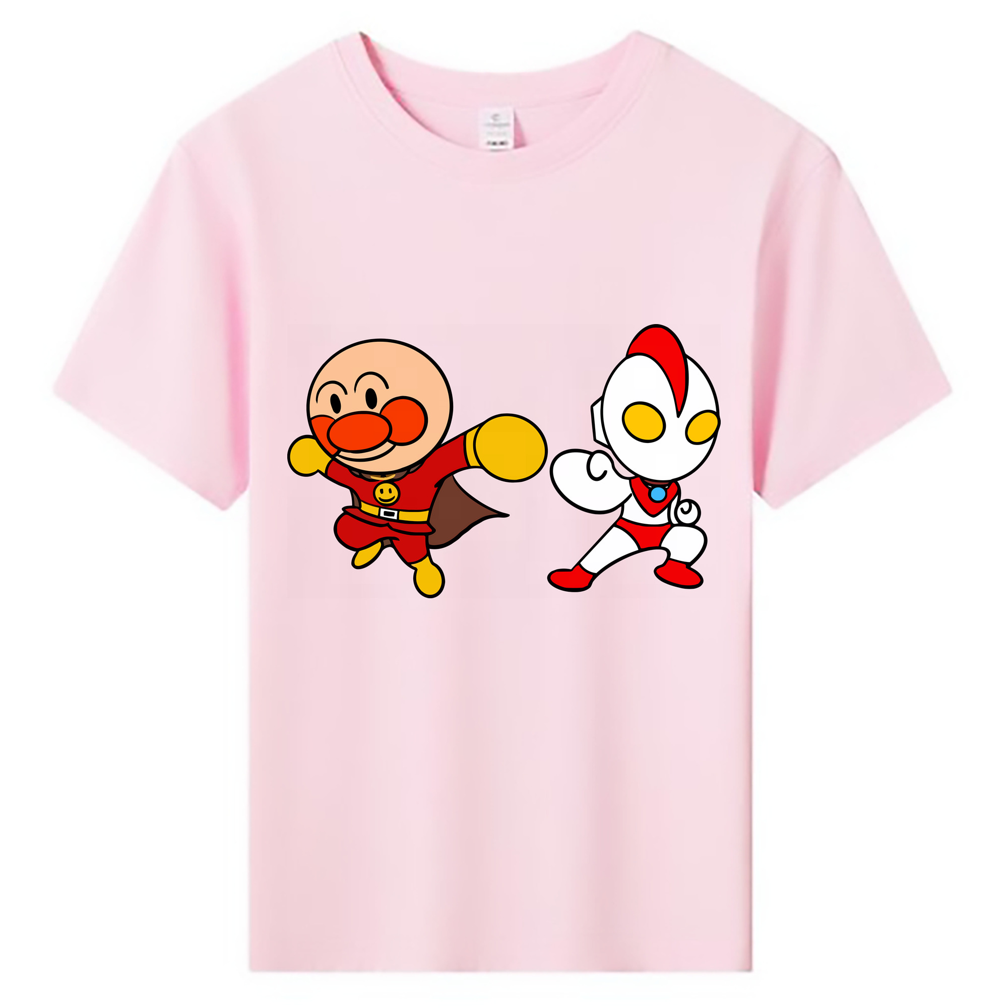 （画像用） アンパンマン Anpanman 綿100％キッズTシャツ（フロントプリント）