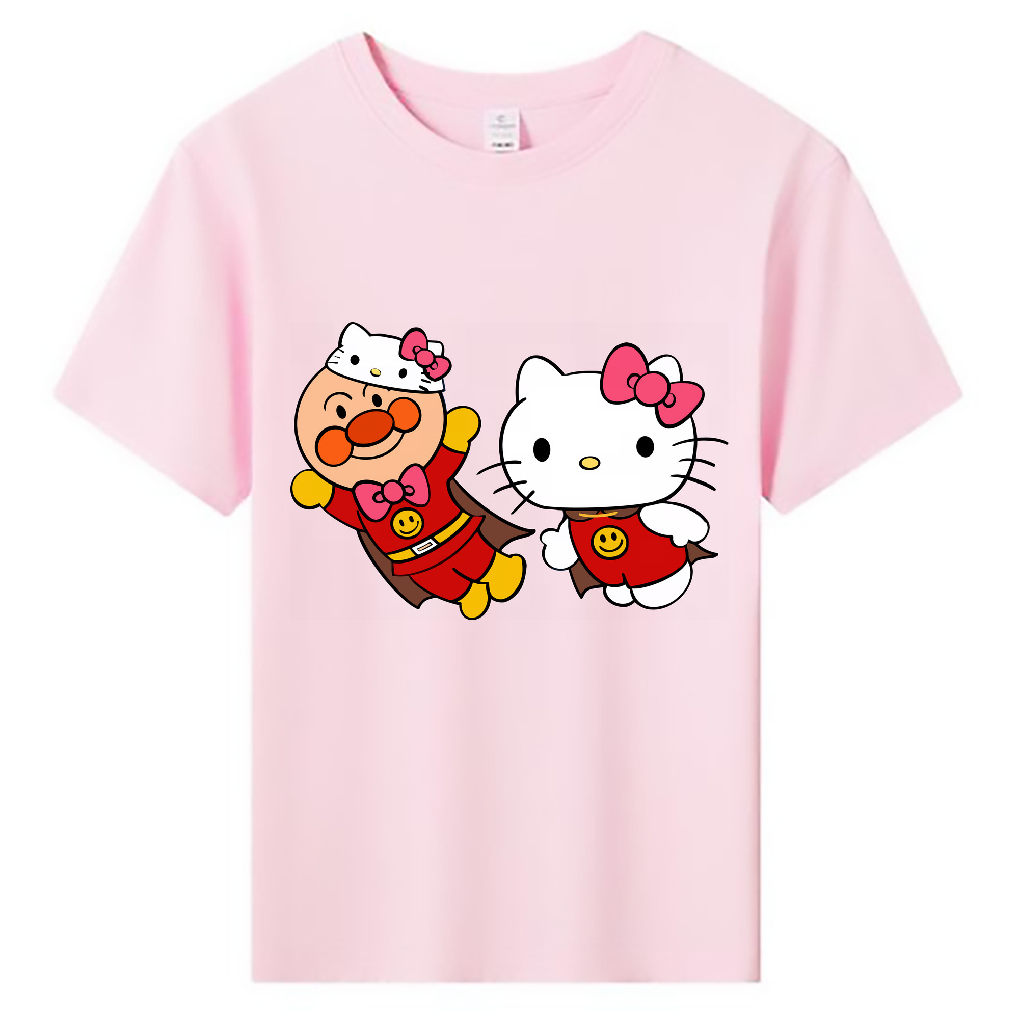 （画像用） アンパンマン Anpanman 綿100％キッズTシャツ（フロントプリント）