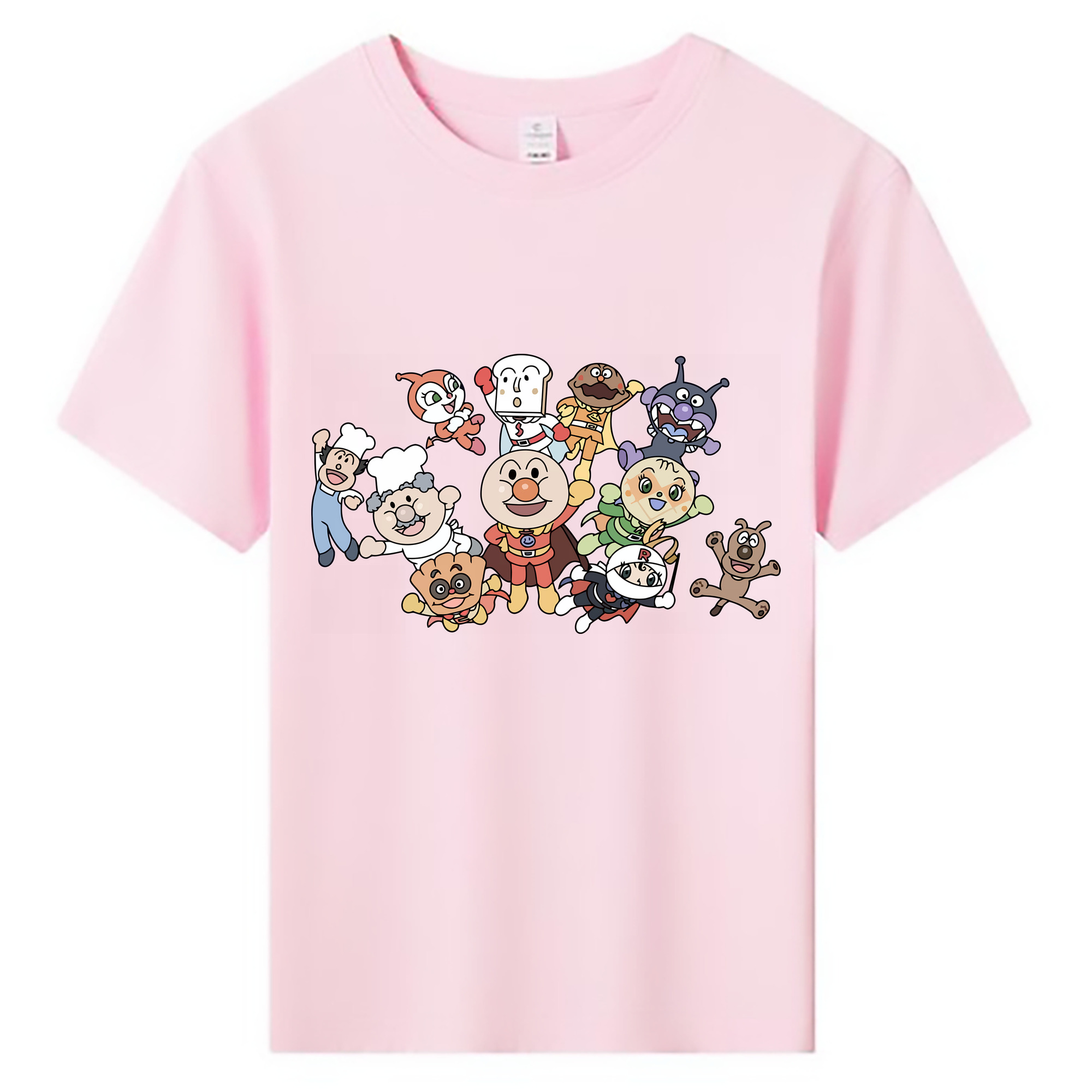（画像用） アンパンマン Anpanman 綿100％キッズTシャツ（フロントプリント）