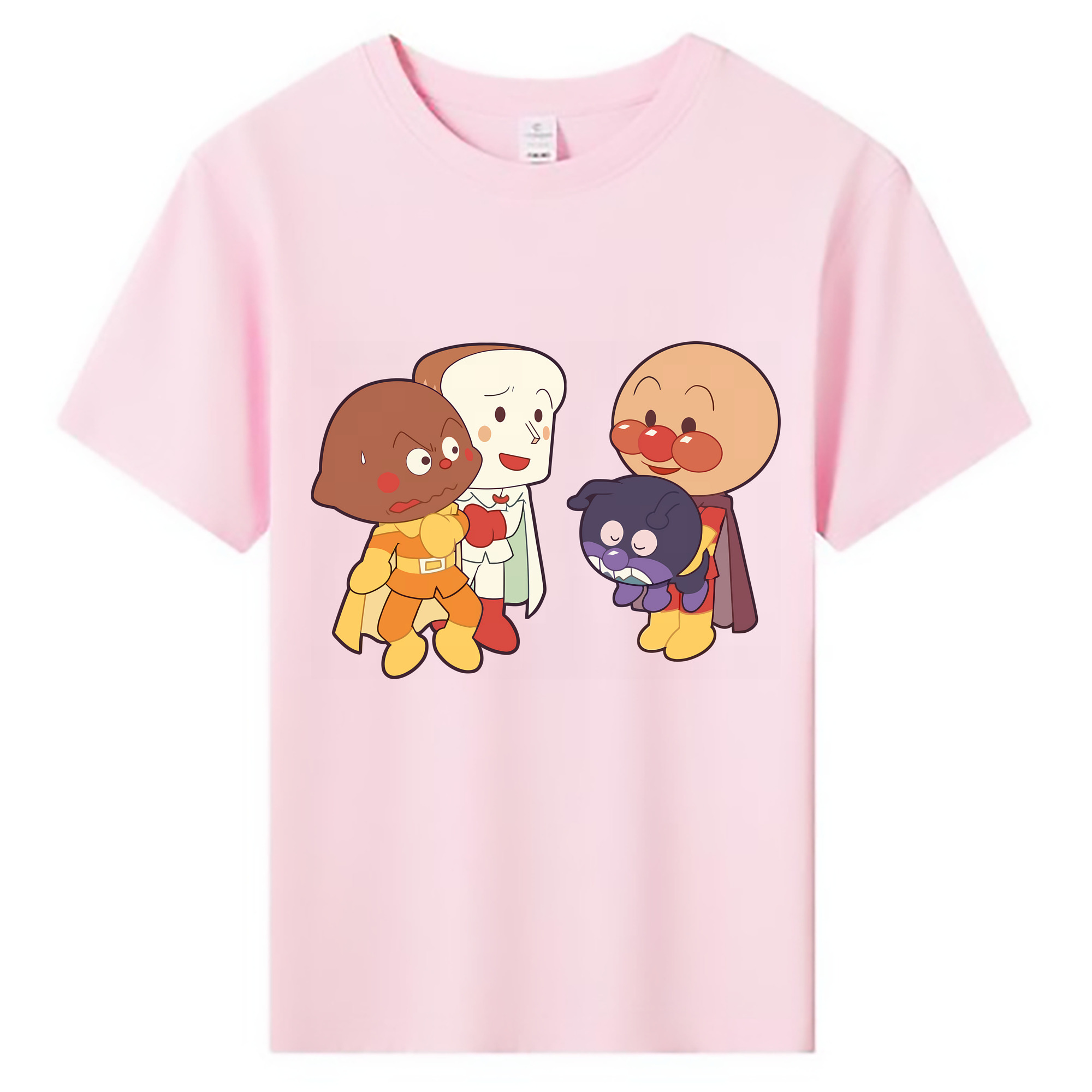 （画像用） アンパンマン Anpanman 綿100％キッズTシャツ（フロントプリント）