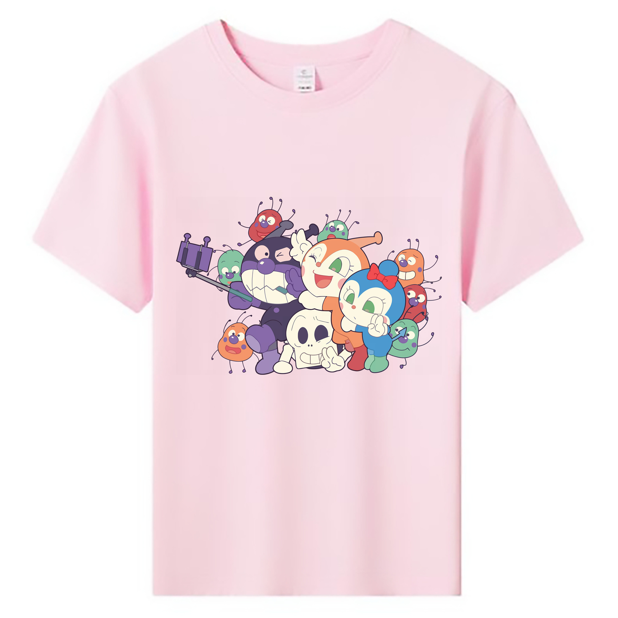 （画像用） アンパンマン Anpanman 綿100％キッズTシャツ（フロントプリント）