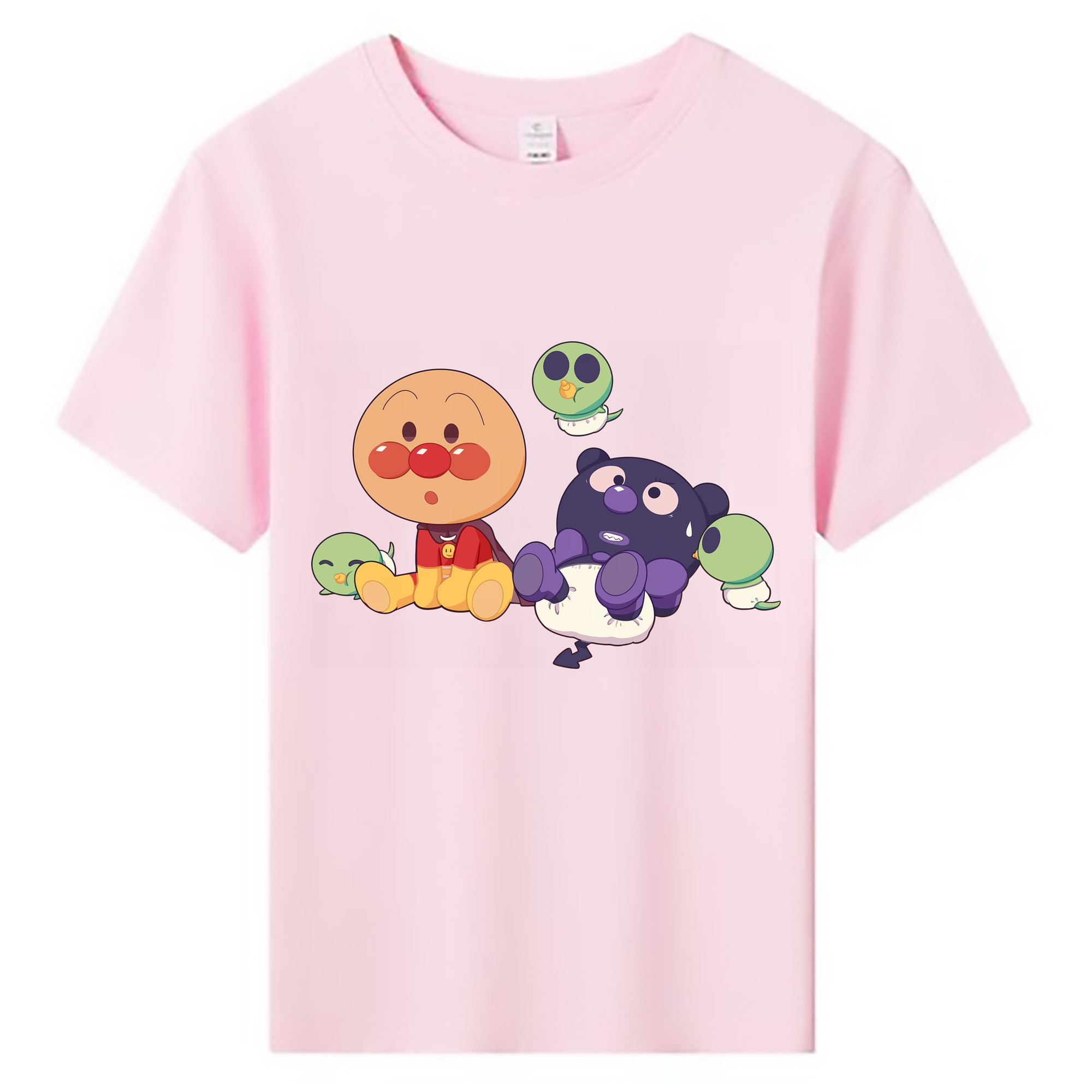 （画像用） アンパンマン Anpanman 綿100％キッズTシャツ（フロントプリント）