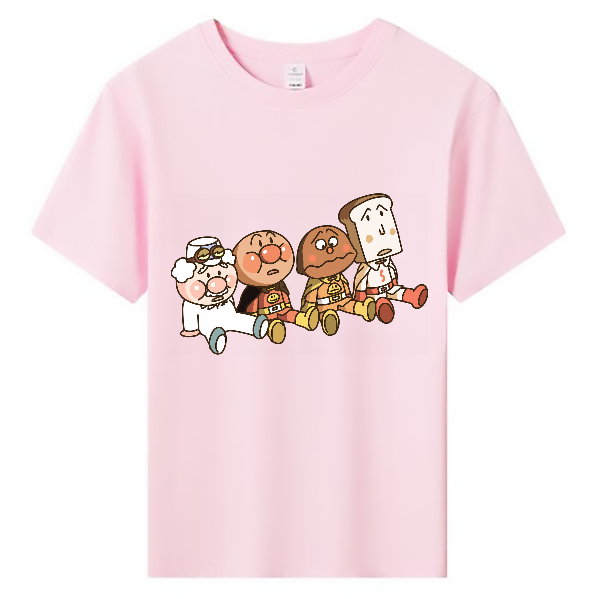 （画像用） アンパンマン Anpanman 綿100％キッズTシャツ（フロントプリント）