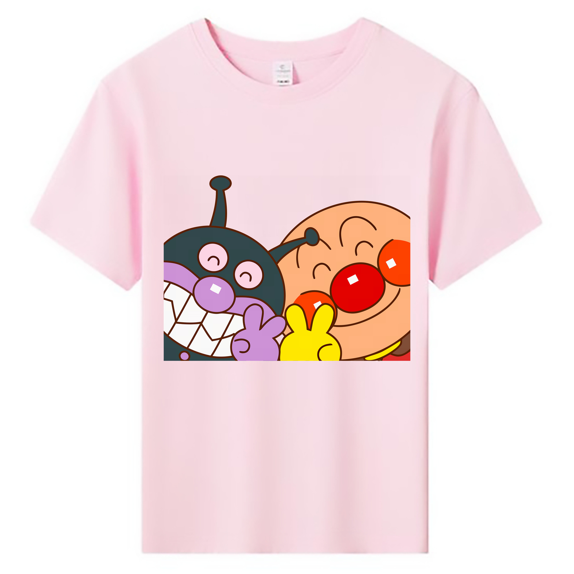 （画像用） アンパンマン Anpanman 綿100％キッズTシャツ（フロントプリント）