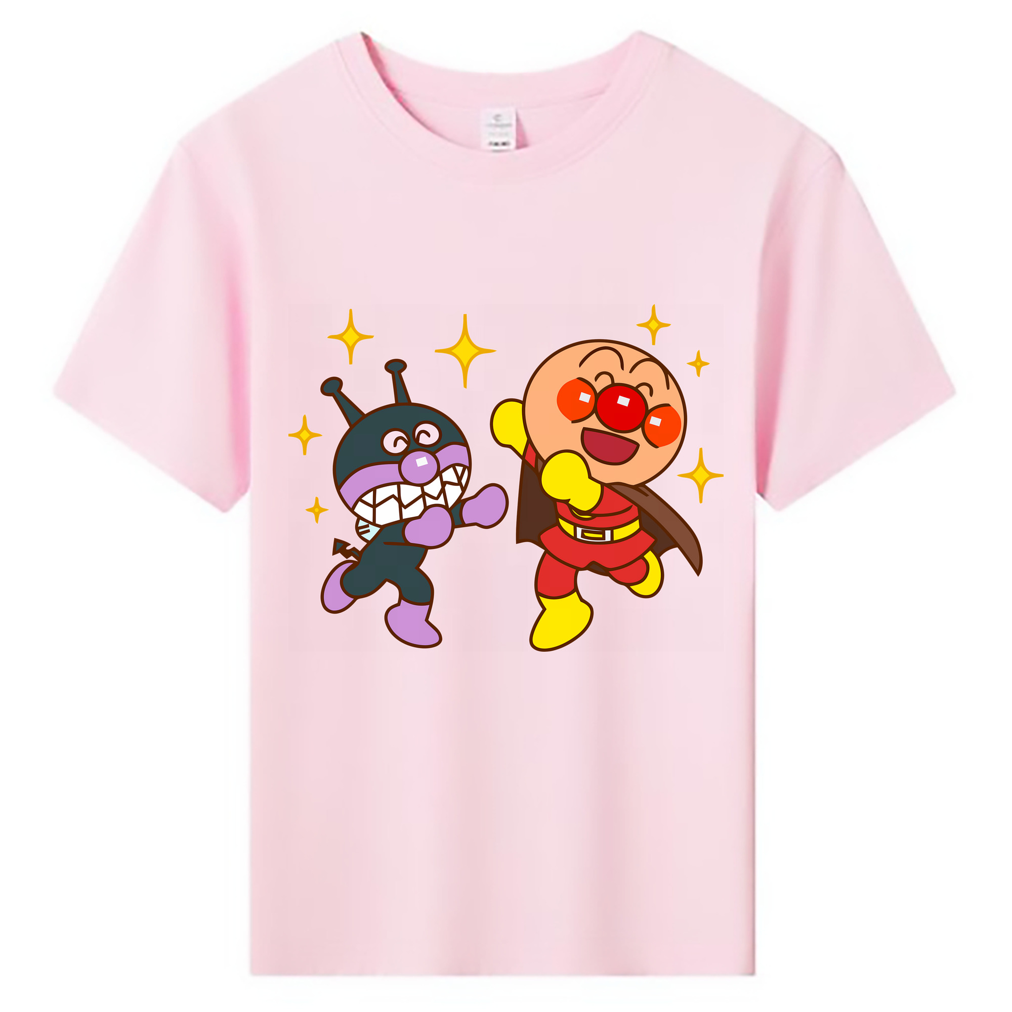 （画像用） アンパンマン Anpanman 綿100％キッズTシャツ（フロントプリント）