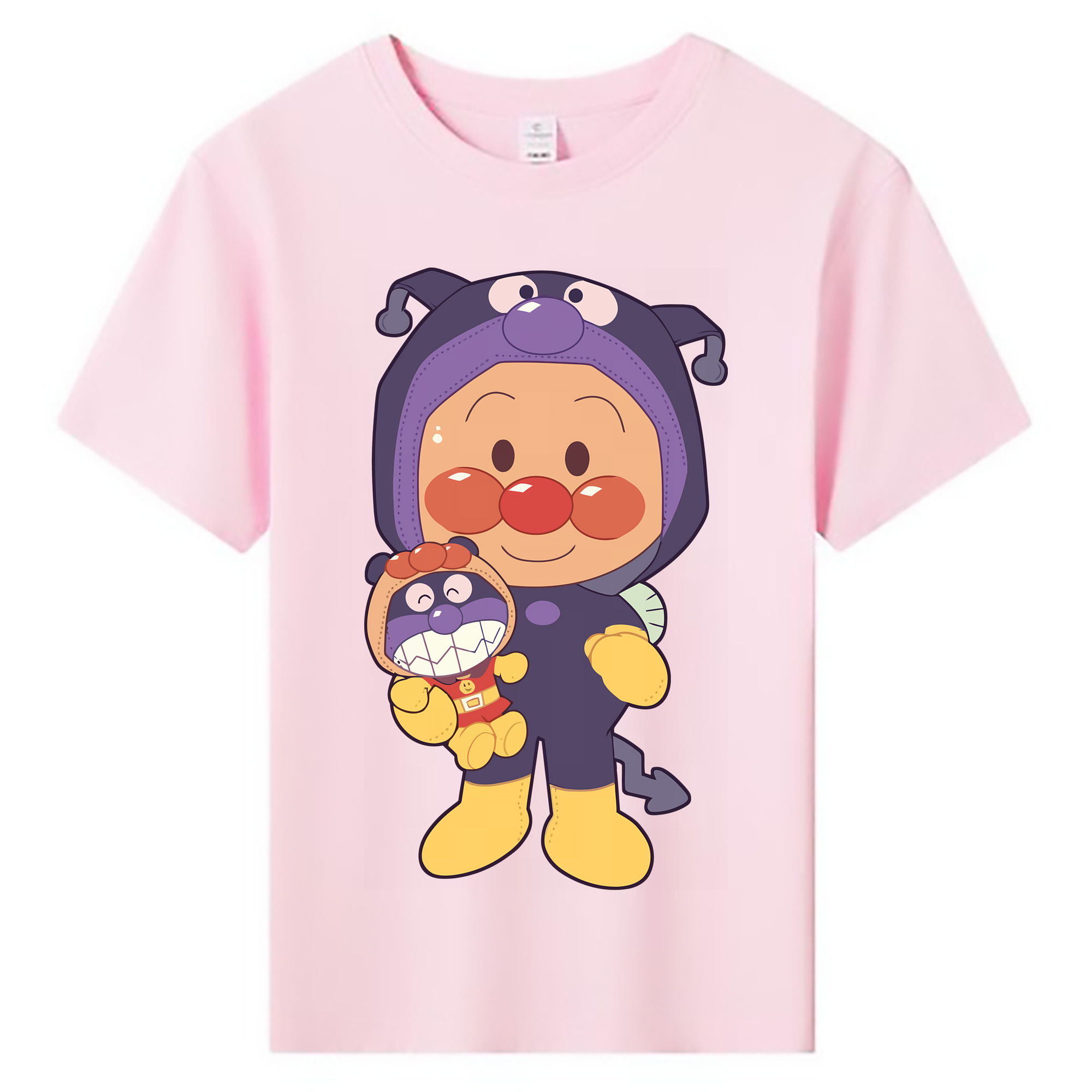（画像用） アンパンマン Anpanman 綿100％キッズTシャツ（フロントプリント）