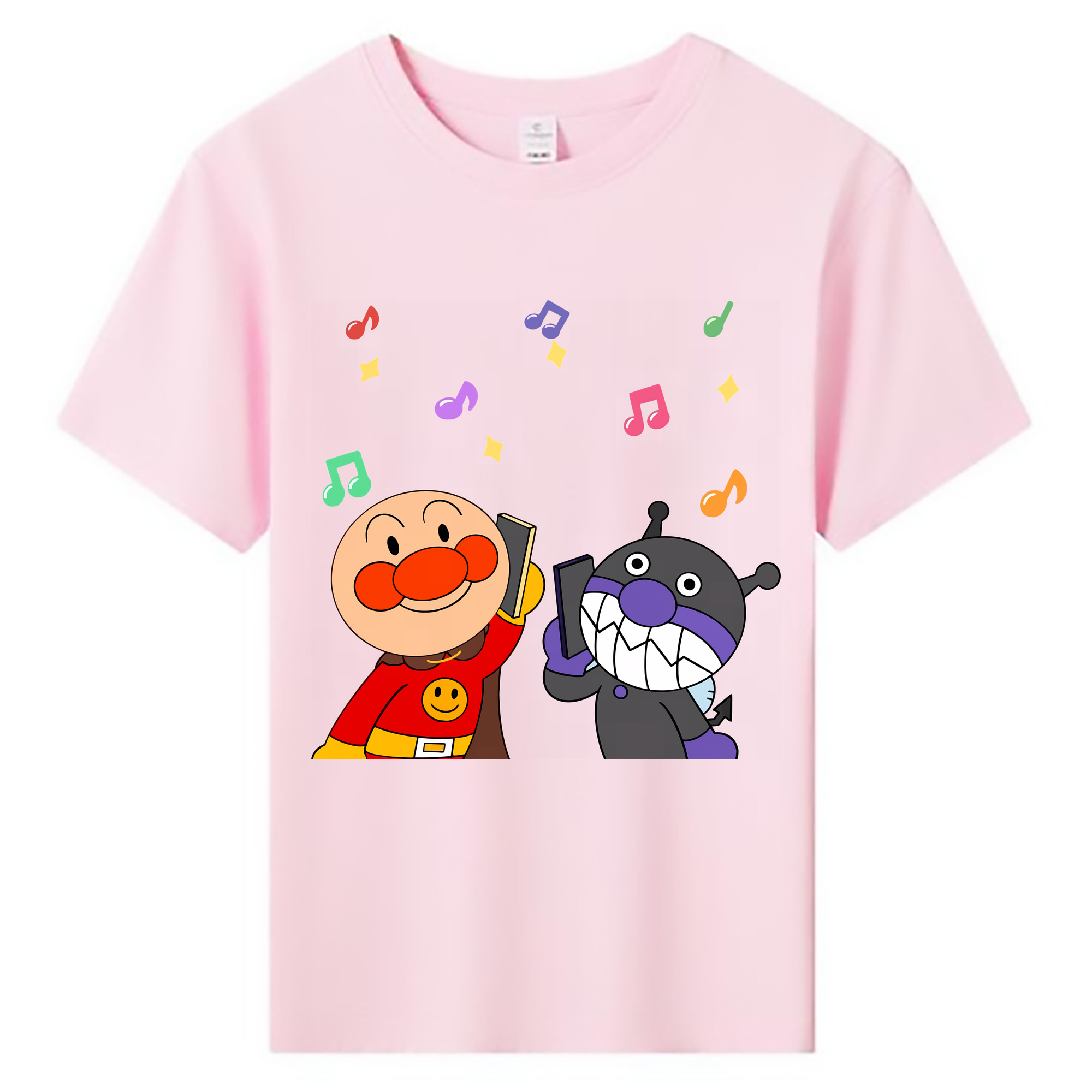 （画像用） アンパンマン Anpanman 綿100％キッズTシャツ（フロントプリント）