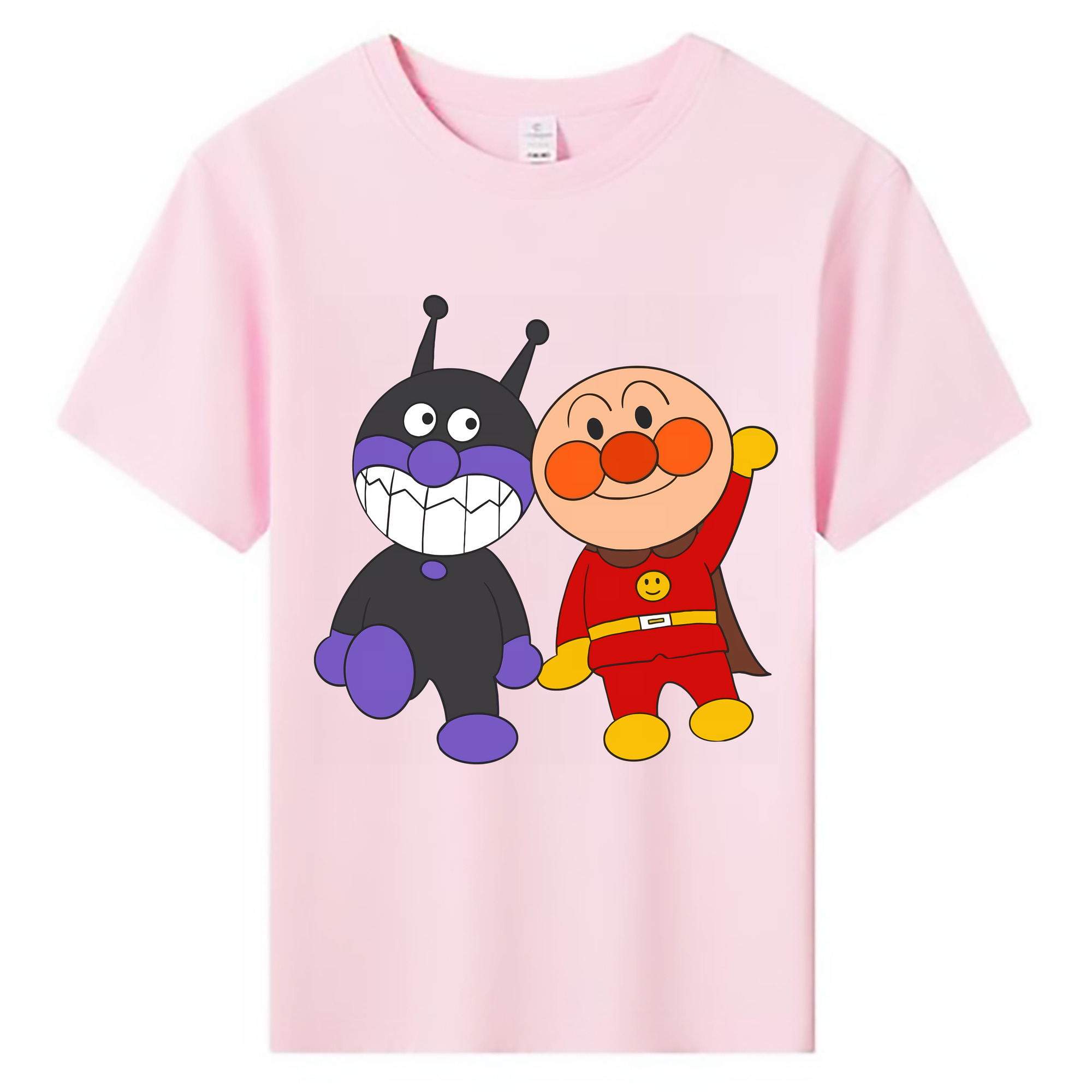 （画像用） アンパンマン Anpanman 綿100％キッズTシャツ（フロントプリント）