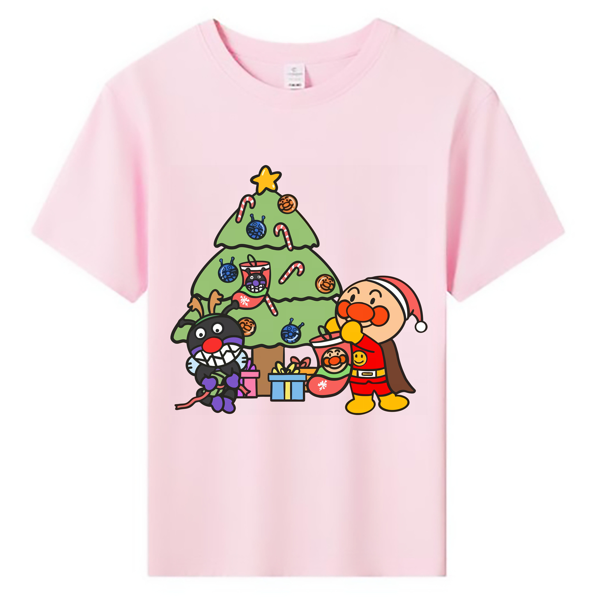 （画像用） アンパンマン Anpanman 綿100％キッズTシャツ（フロントプリント）