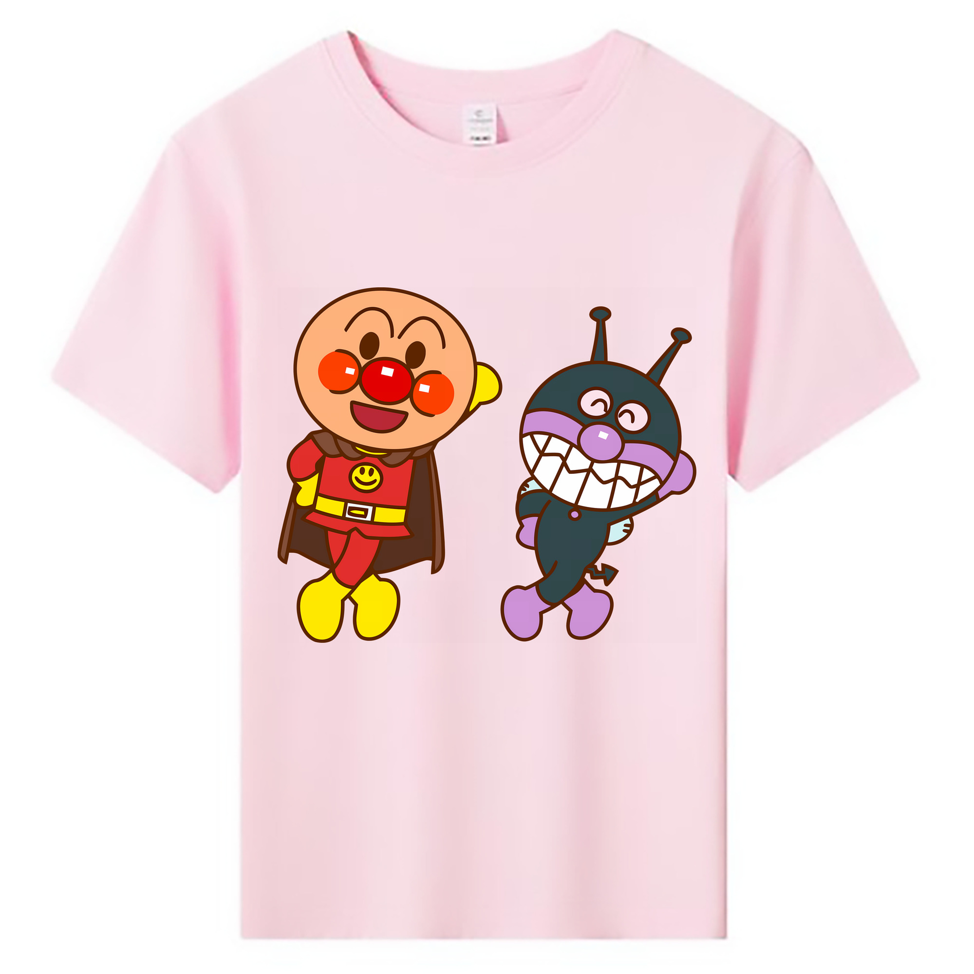 （画像用） アンパンマン Anpanman 綿100％キッズTシャツ（フロントプリント）