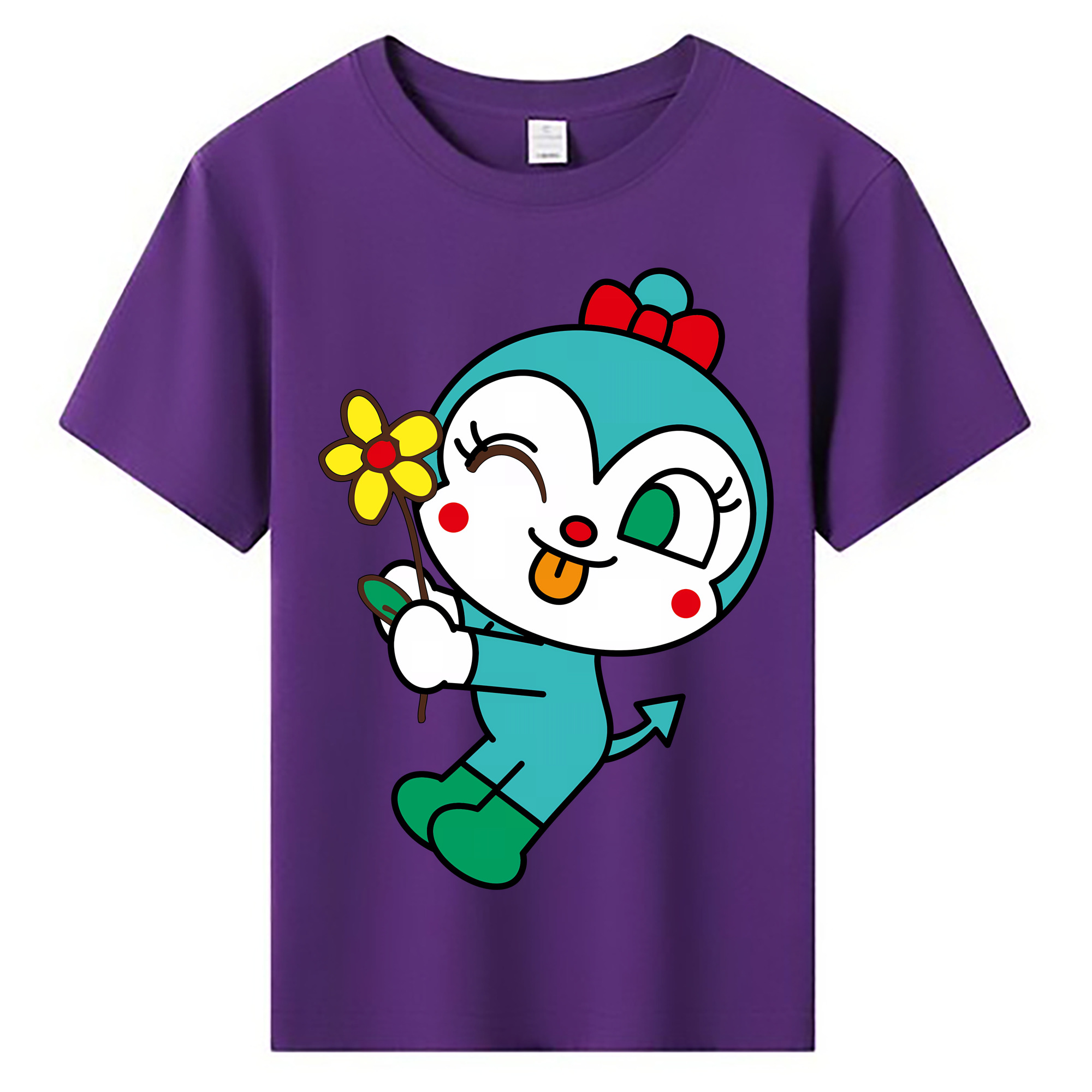 （画像用） アンパンマン Anpanman 綿100％キッズTシャツ（フロントプリント）